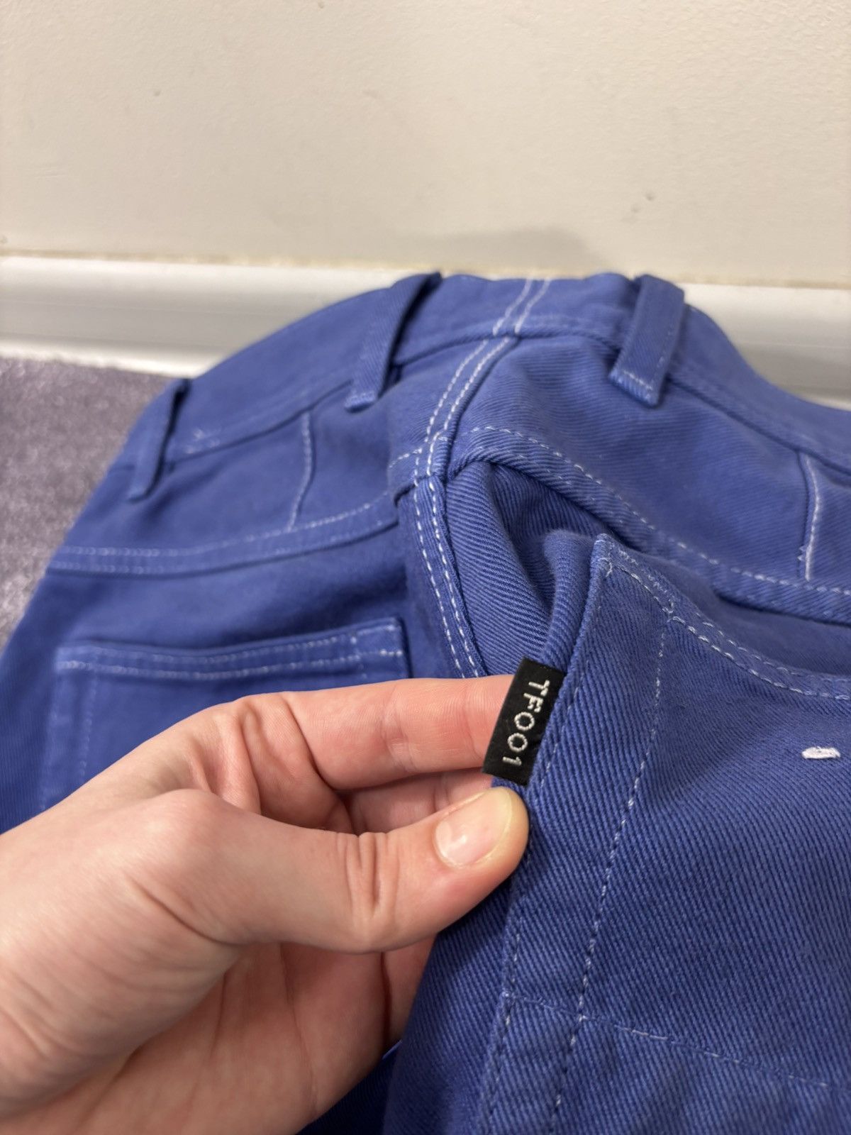 Tom Ford Tom Ford TF001 Men’s Relaxed Loose Blue Denim Jeans Size US 34 / EU 50 - 18 Thumbnail