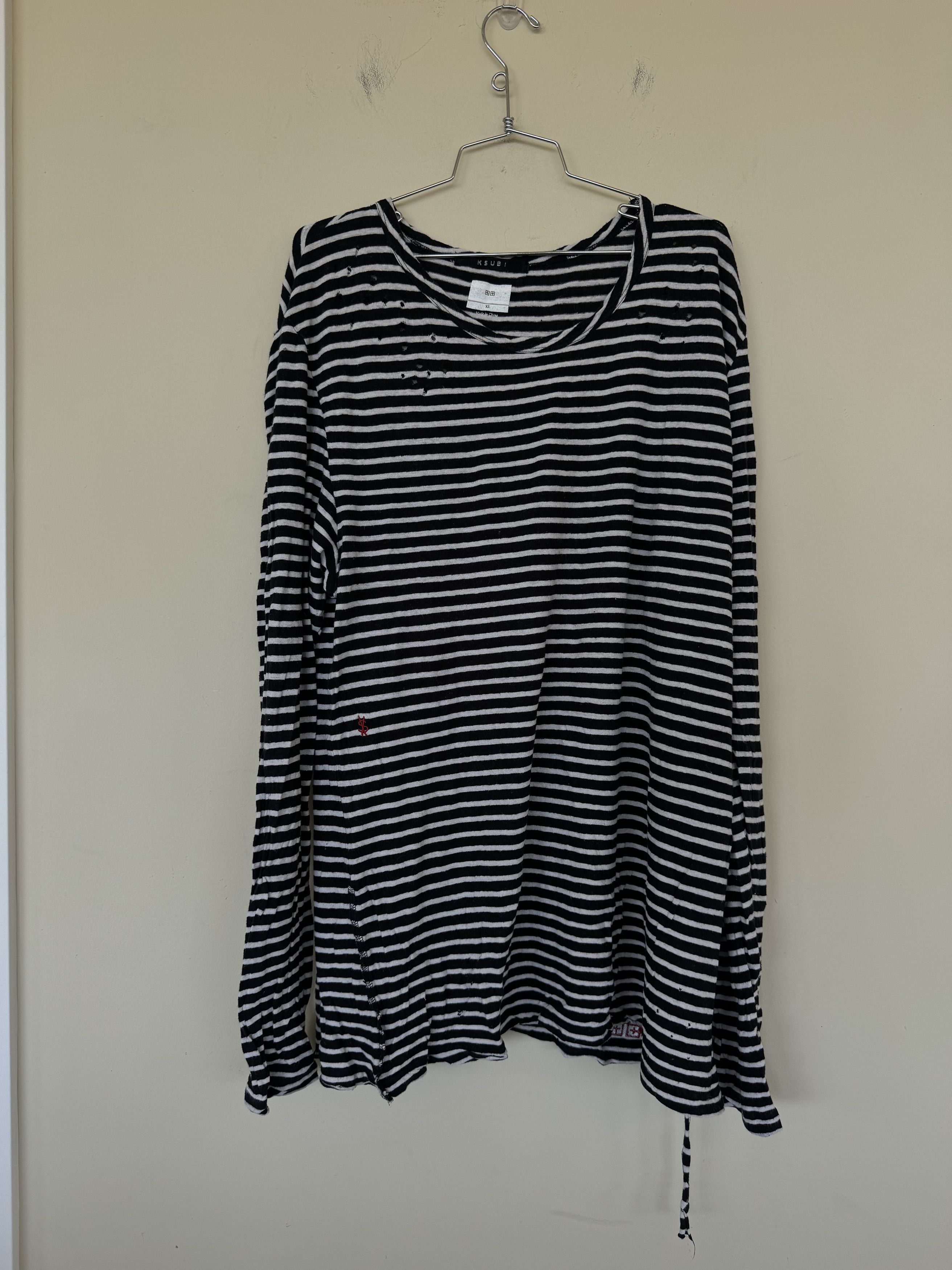 Ksubi Ksubi Striped Long Sleeve Size US XL / EU 56 / 4 - 1 Thumbnail