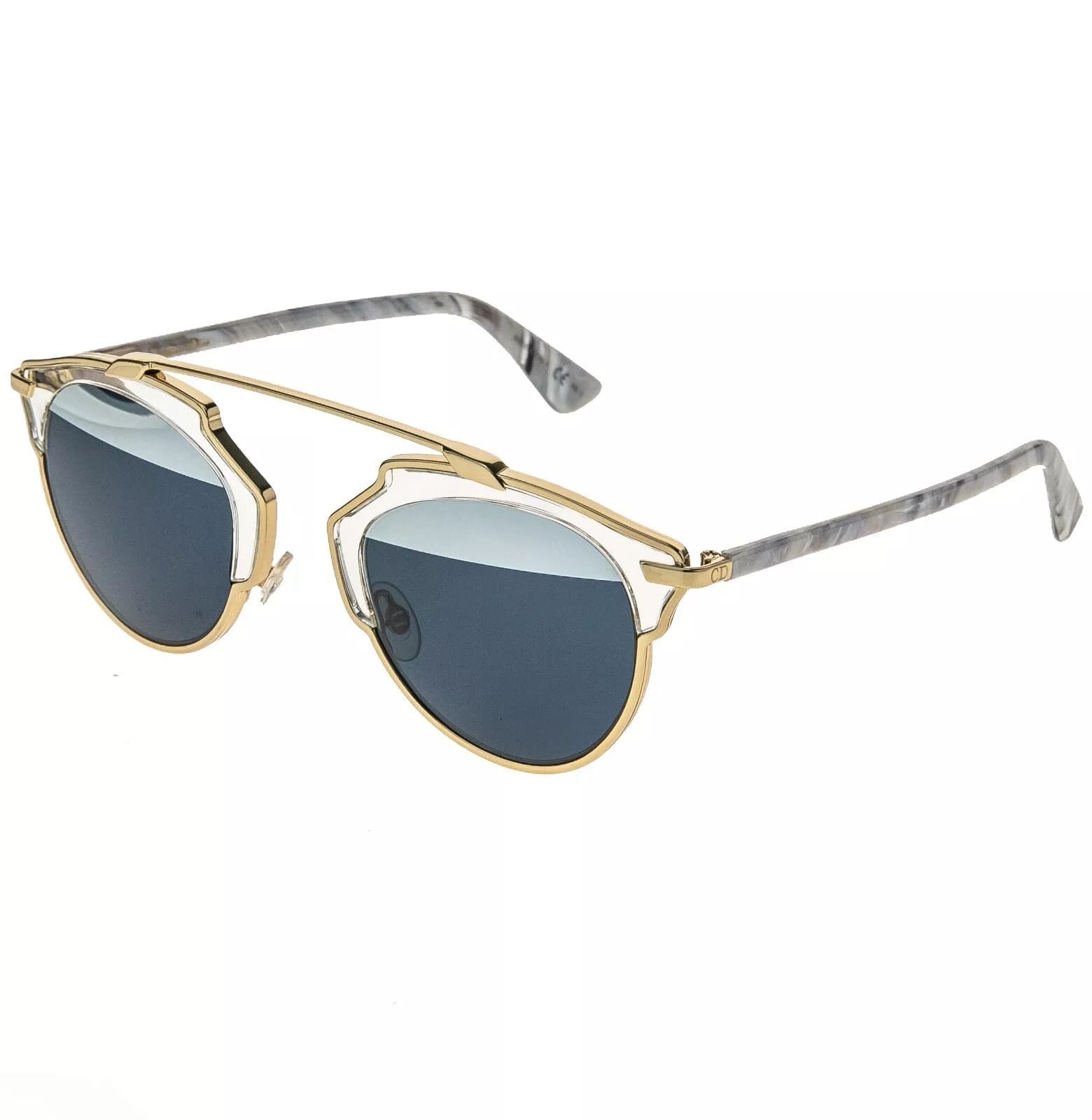 Christian Dior Monsieur CHRISTIAN DIOR SOREAL Gold Marble Blue DIORSOREAL So Real Size ONE SIZE - 4 Thumbnail