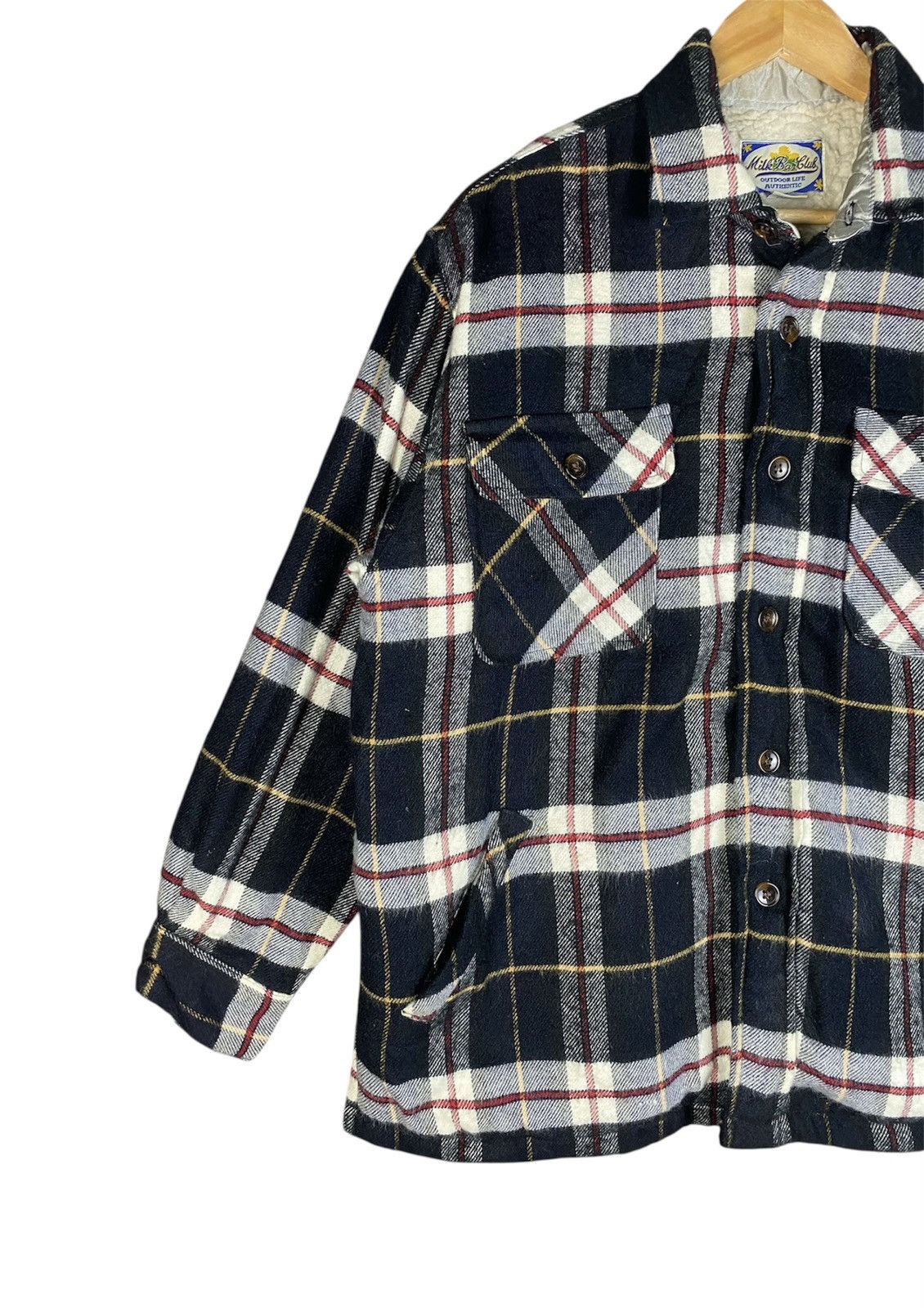 Flannel × Japanese Brand Japanese Brand Heavy Checkered Flannel Button Up Shirt Size US M / EU 48-50 / 2 - 2 Thumbnail