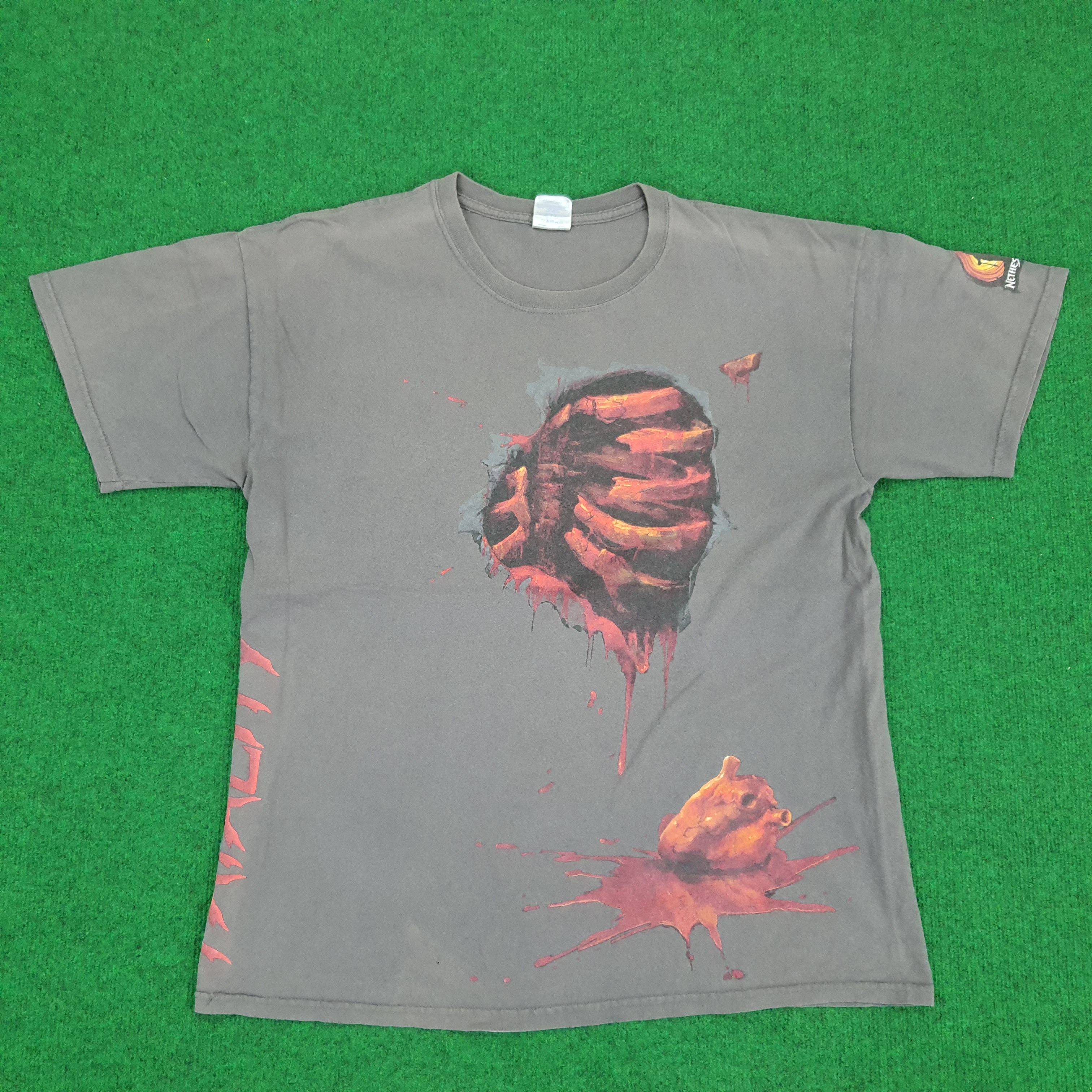 Playstation × The Game × Vintage Vintage Mortal Kombat The Dragon Fatality T-shirt Size US L / EU 52-54 / 3 - 3 Thumbnail