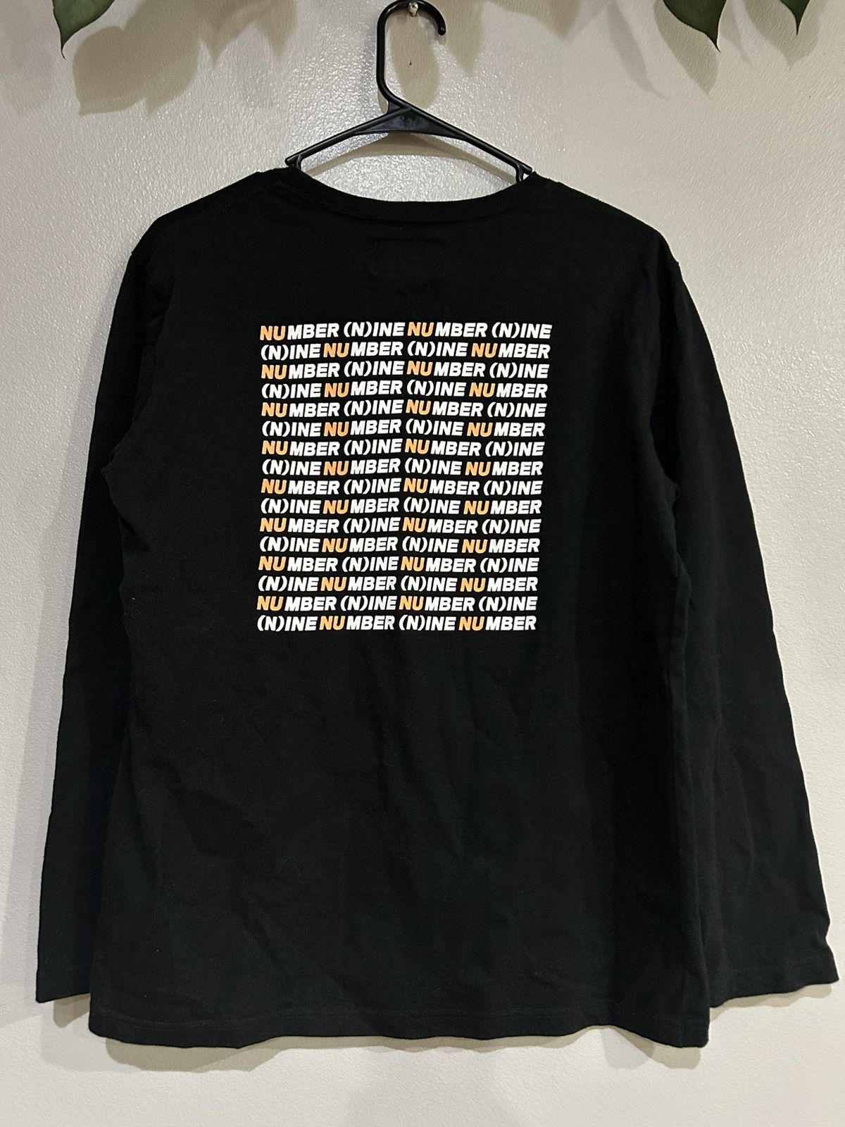 image of Number N Ine Number (N)Ine Longsleeve L in Black, Men's (Size Large)