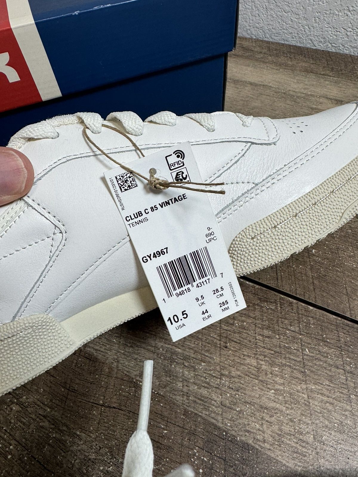Reebok REEBOK CLUB C 85 'CHALK PAPERWHITE' Size 10.5 GY4967 NEW Size US 10.5 / EU 43-44 - 7 Thumbnail