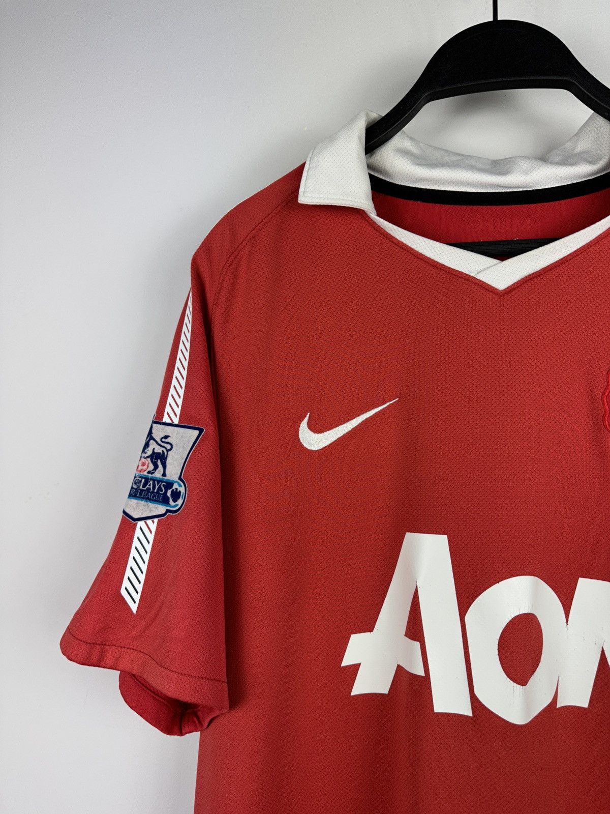 Nike Nani #17 2010-11 Nike Manchester United Soccer Jersey Size US L / EU 52-54 / 3 - 8 Thumbnail