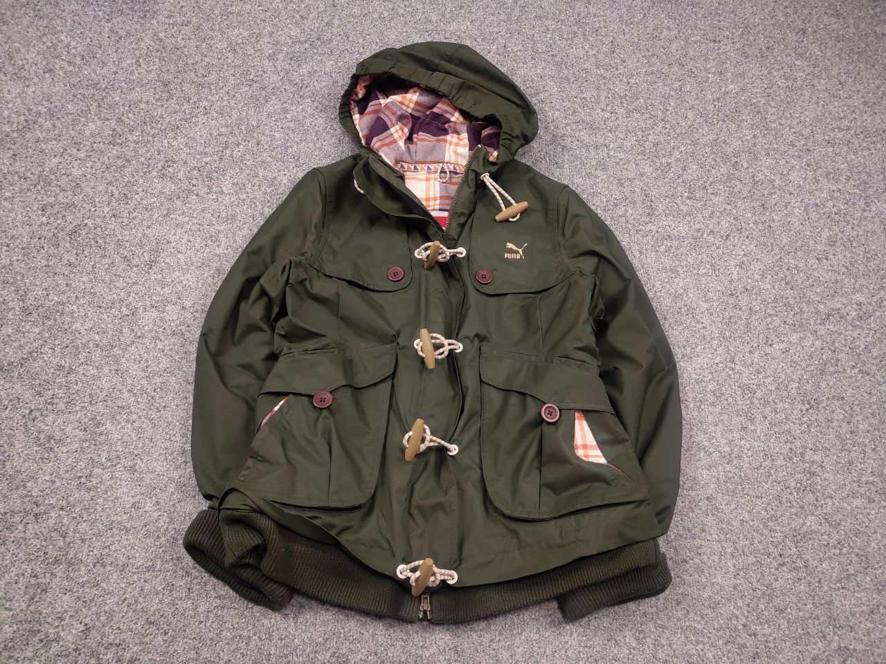 Puma Vintage Puma Storm fit Military cargo hooded Jacket Y2K Size S / US 4 / IT 40 - 3 Thumbnail