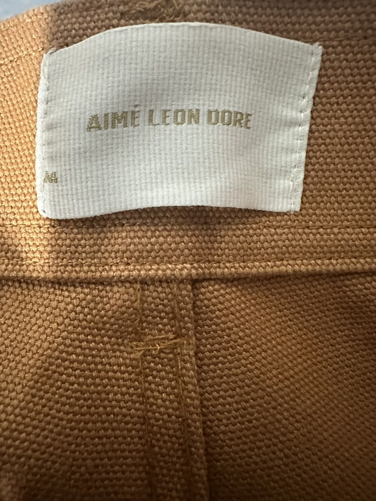 Aime Leon Dore AIME LEON DORE WAXED CARPENTER PANT BROWN Size US 32 / EU 48 - 3 Thumbnail