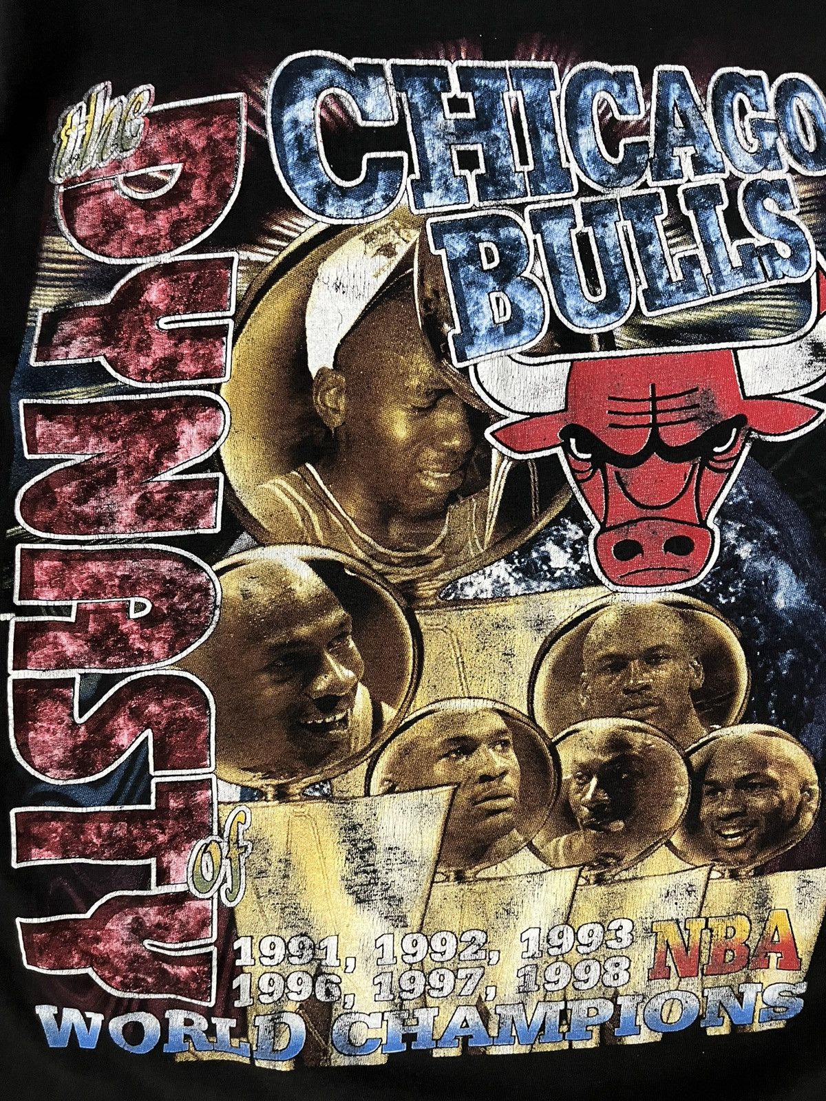 Band Tees × Rap Tees × Vintage Vintage Chicago Bulls 90s t shirt Size US L / EU 52-54 / 3 - 4 Thumbnail