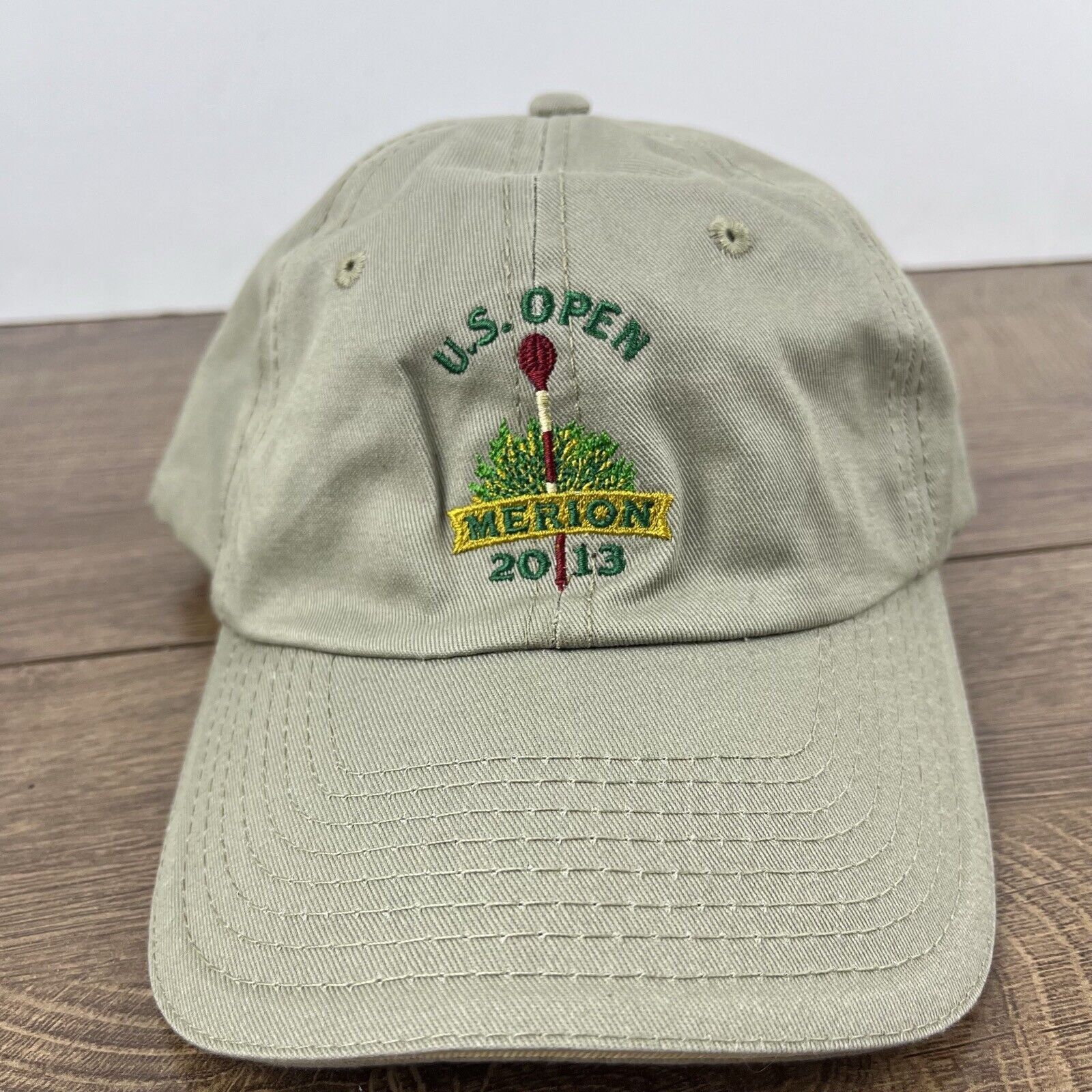 Other US Open Merion 2013 Hat Adjustable Hat Tan Hat Adjustable Br Size ONE SIZE - 3 Thumbnail