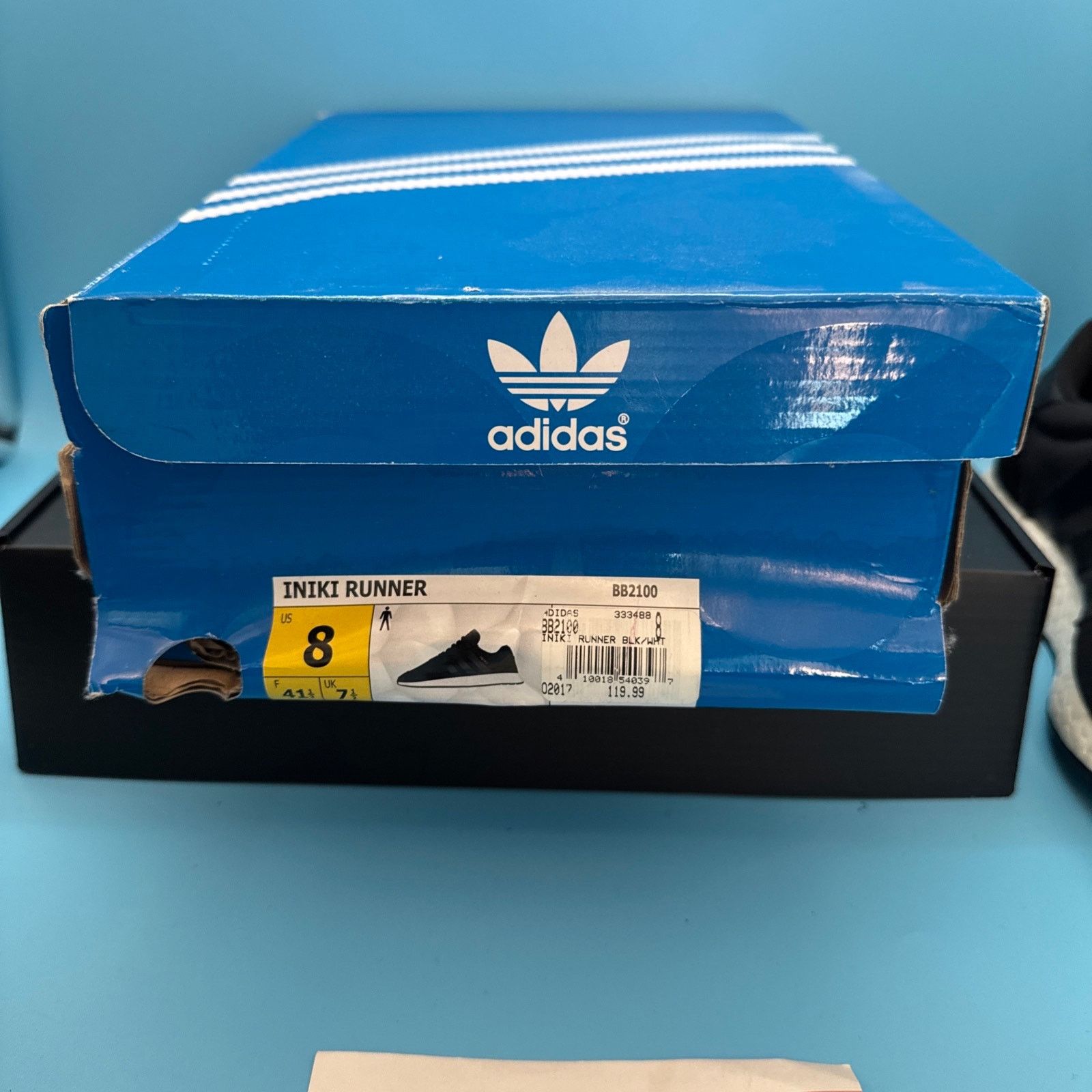 Adidas adidas Iniki Runner Core Black m8 w9.5 Size US 8 / EU 41 - 8 Thumbnail