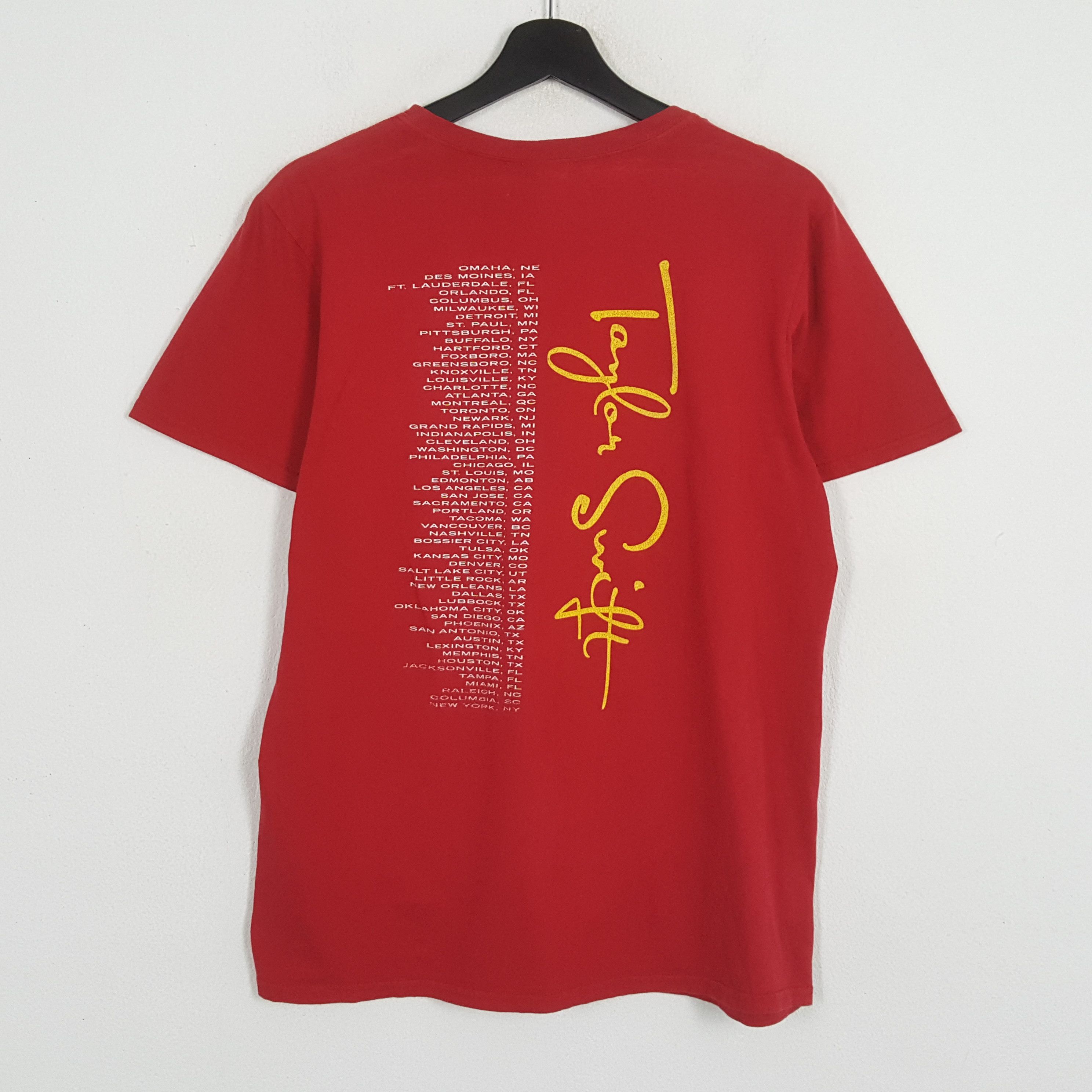 Band Tees × Vintage TAYLOR SWIFT American Singer Music Phototees Style Tshirt Size US M / EU 48-50 / 2 - 3 Thumbnail
