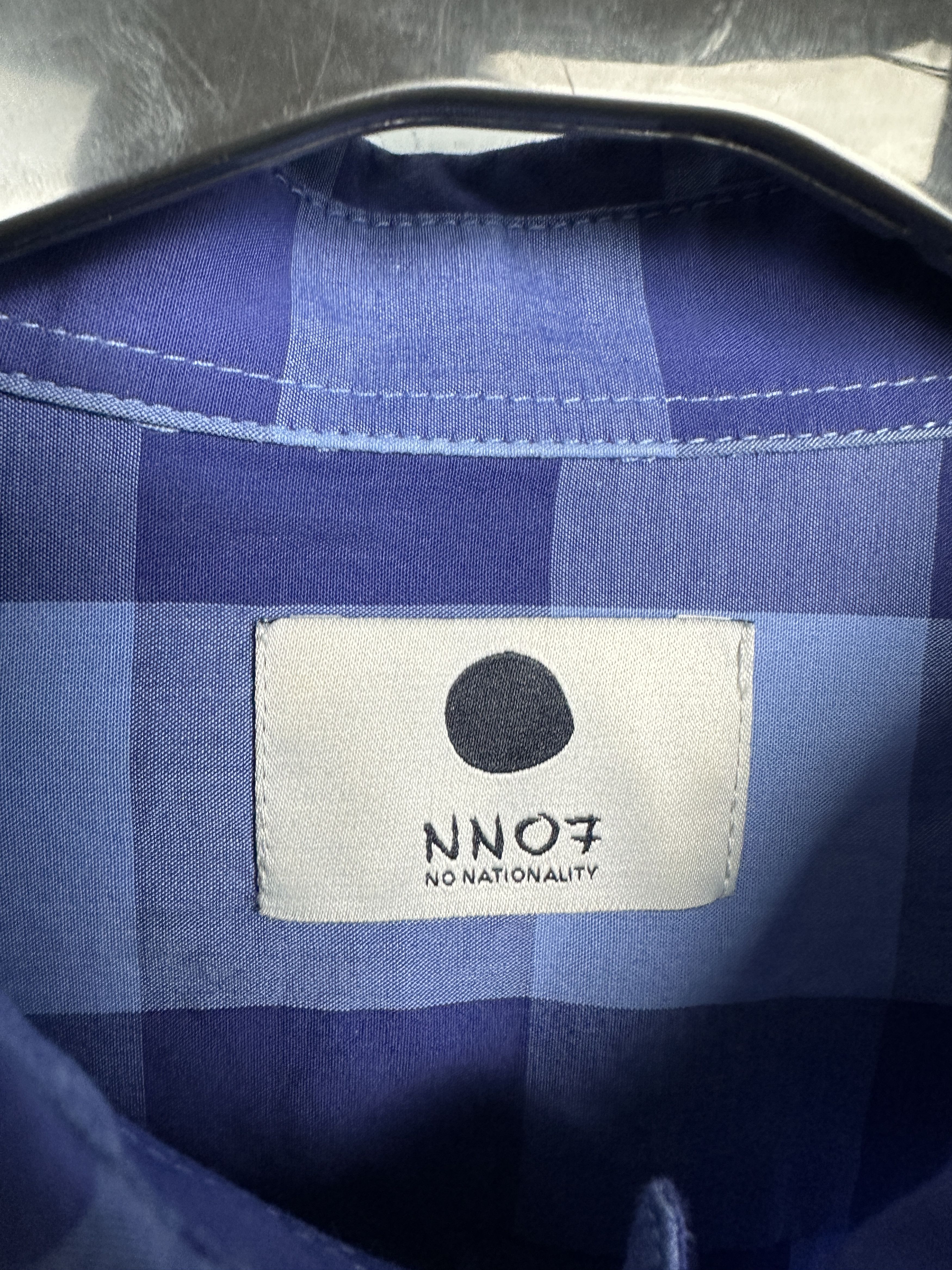 NN07 Nn07 No Nationality Mens Long Sleeve Plaid Shirt Size US L / EU 52-54 / 3 - 3 Thumbnail