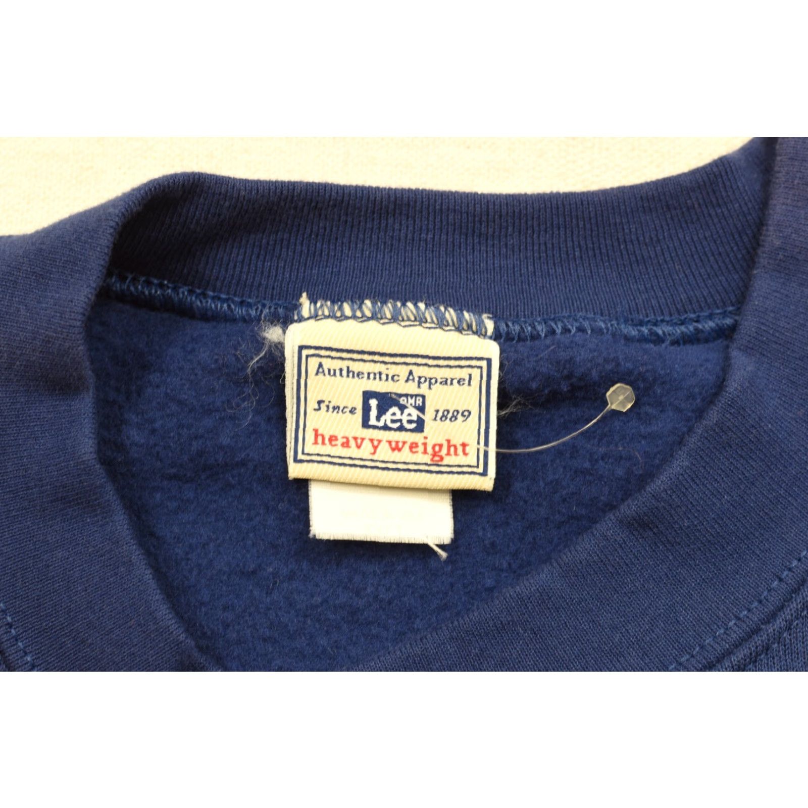 Lee VINTAGE Lee Sweatshirt Crewneck Blue 90s Heavyweight M Men Size US M / EU 48-50 / 2 - 7 Thumbnail