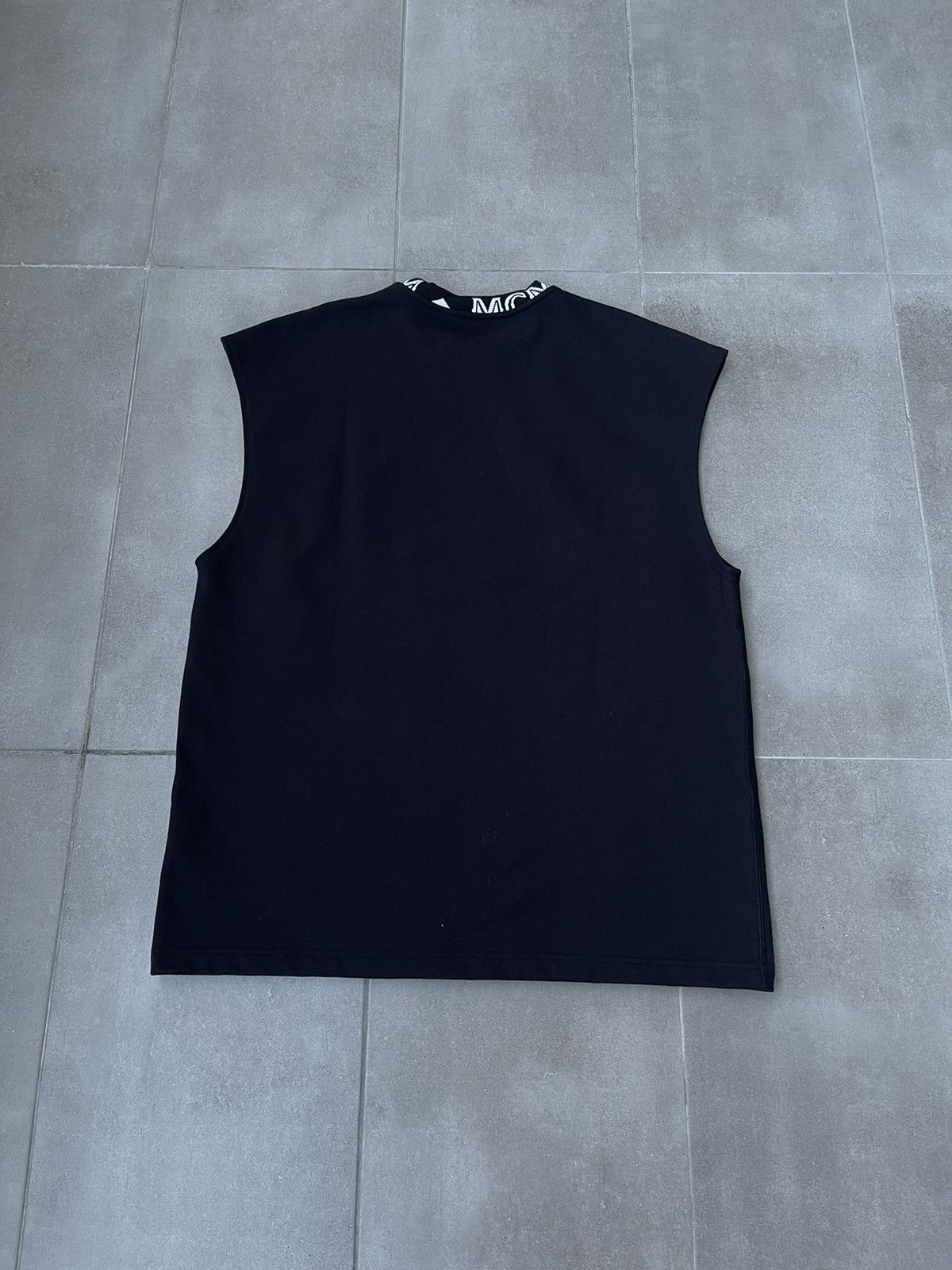 MCM !DS! SS21 MCM Neck Logo Black Sleeveless Tank Top Size US M / EU 48-50 / 2 - 6 Thumbnail