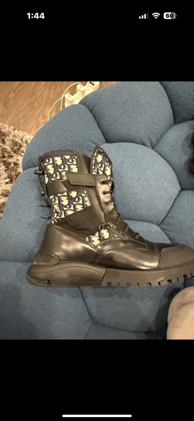 Dior Dior x kim jones oblique boots men’s Size US 10 / EU 43 - 1 Thumbnail
