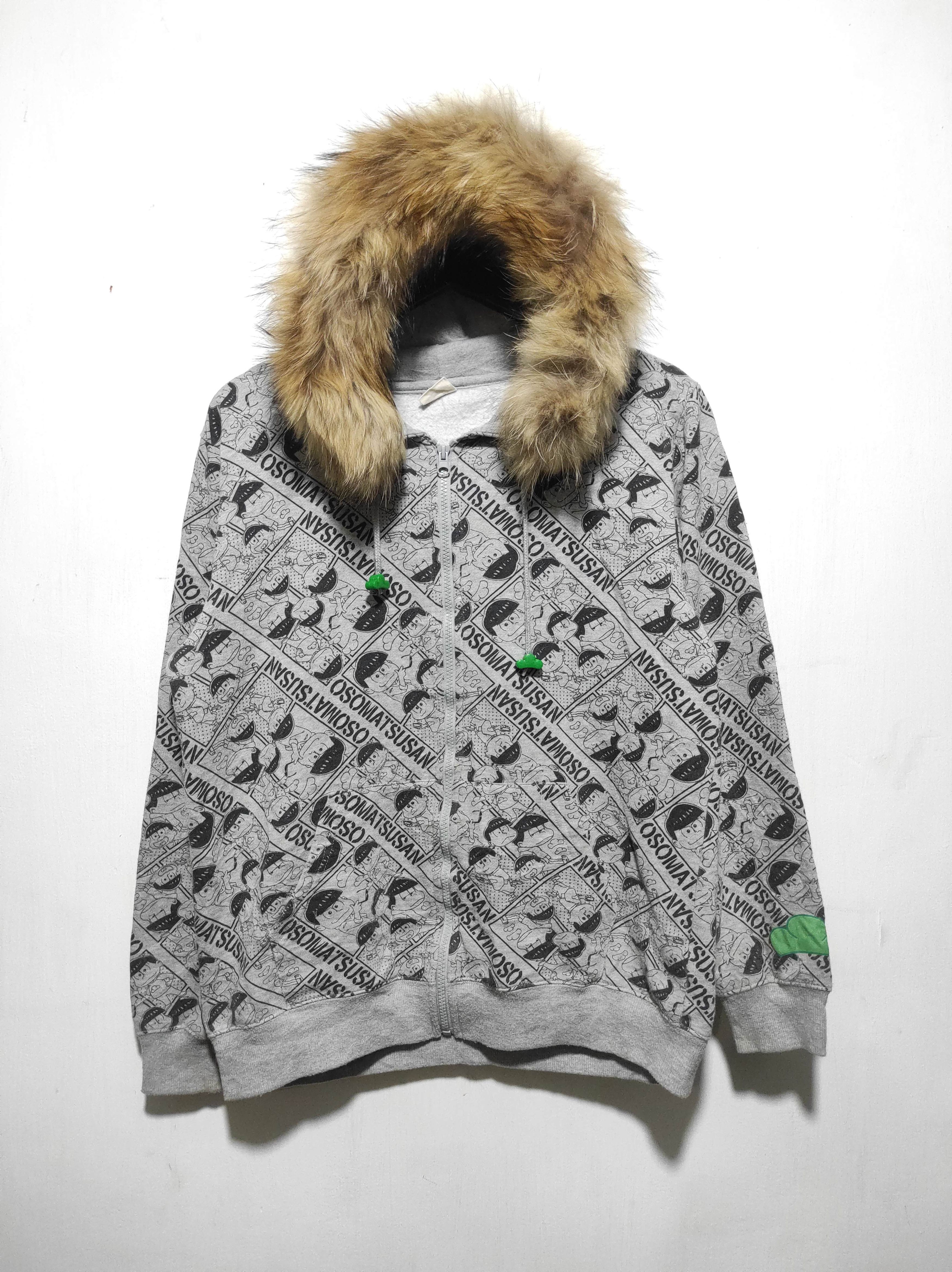 Anime Osomatsusan Fur Hoodie if six was nine style Size US M / EU 48-50 / 2 - 2 Thumbnail