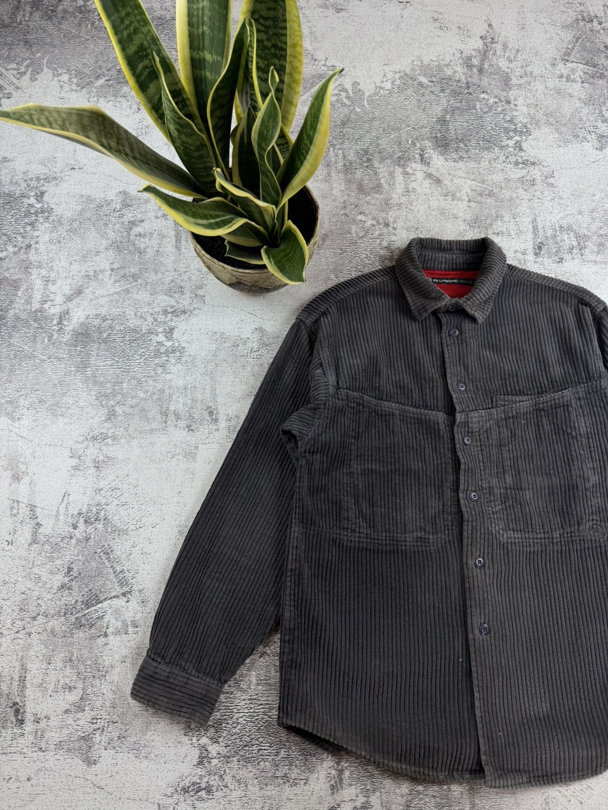 Billabong Billabong Corduroy Velvet Velour Overshirt Button Pullover Size US S / EU 44-46 / 1 - 2 Thumbnail