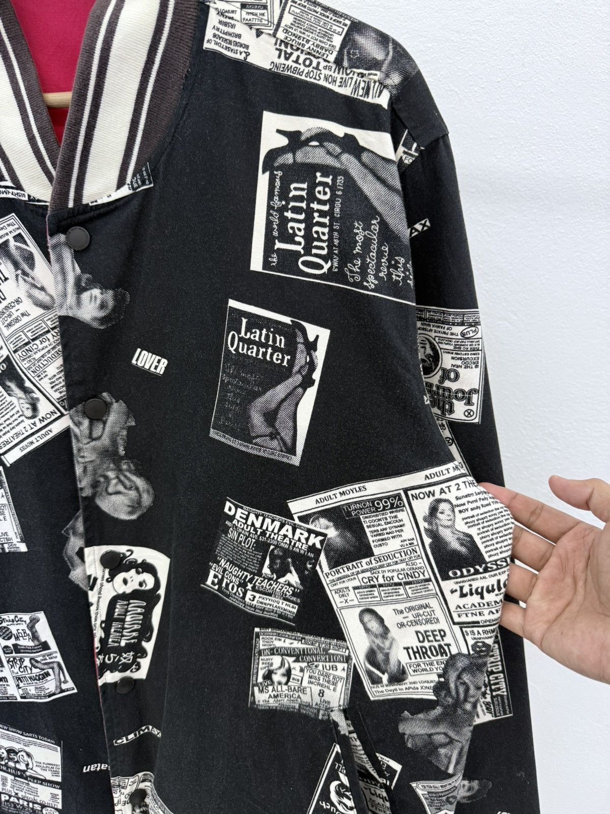 Huf HUF Worldswide Full Print Reversible Varsity Jacket Size US L / EU 52-54 / 3 - 4 Thumbnail