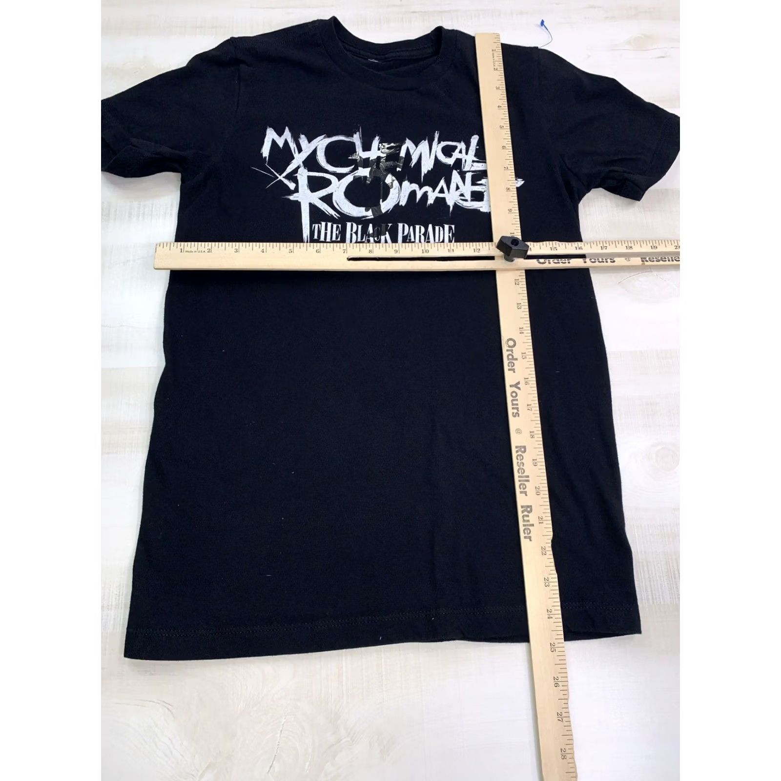 Vintage VINTAGE My Chemical Romance The Black Parade Lyric T Shirt XS Women Black Graphic Short Sleeve Crew Neck Rock Punk Music Gothic Grunge Size XS / US 0-2 / IT 36-38 - 2 Thumbnail