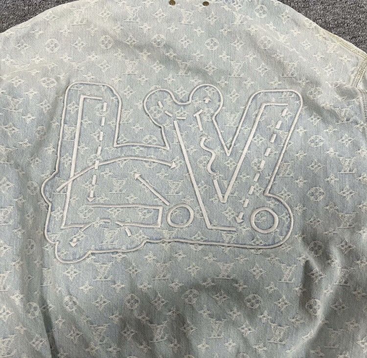 Louis Vuitton LOUIS VUITTON LV NBA Co-branded Old Flower Full Print Denim Size US L / EU 52-54 / 3 - 6 Thumbnail