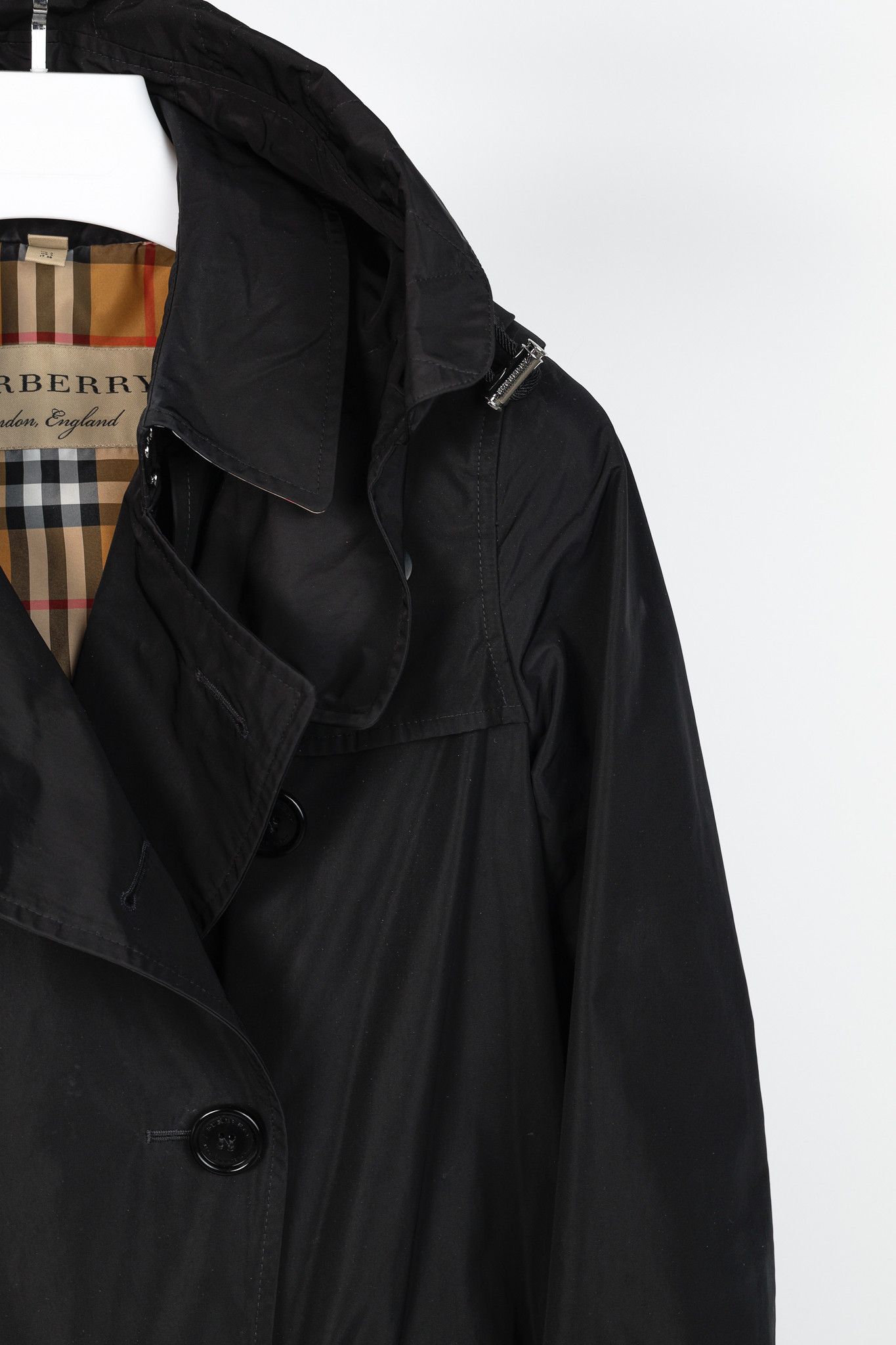 Burberry Burberry Kensington Taffeta Double-Breasted Trench Coat Size XS / US 0-2 / IT 36-38 - 5 Thumbnail