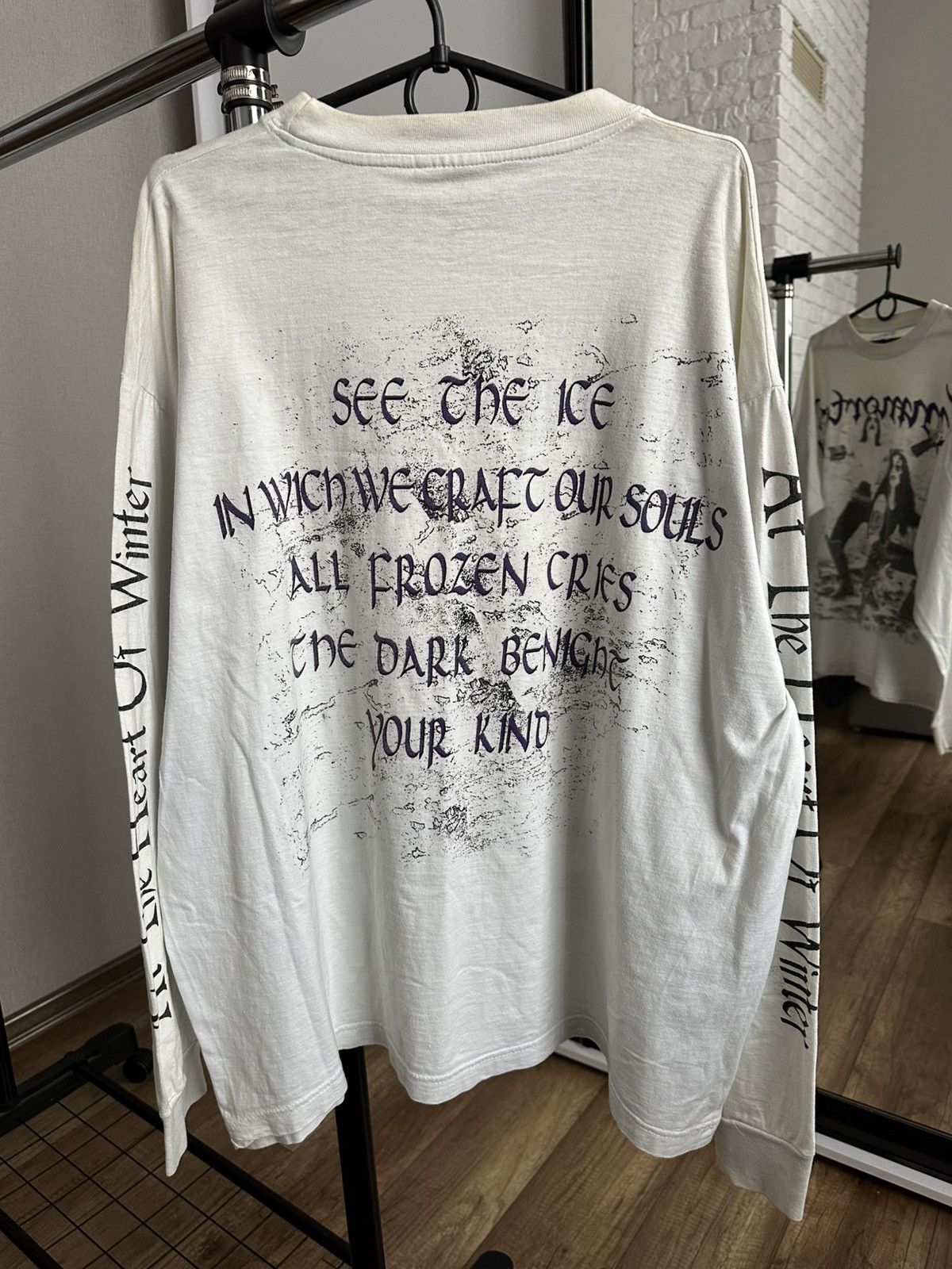 Band Tees 1999 Immortal At The Heart Of Winter Vintage Long Sleeve Tee Size US XL / EU 56 / 4 - 6 Thumbnail