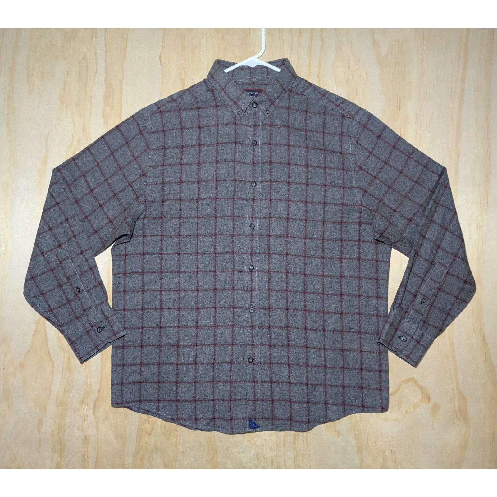 UNTUCKit UNTUCKit Men's Large Flannel Shirt Check Long Sleeve Button Size US L / EU 52-54 / 3 - 1 Thumbnail