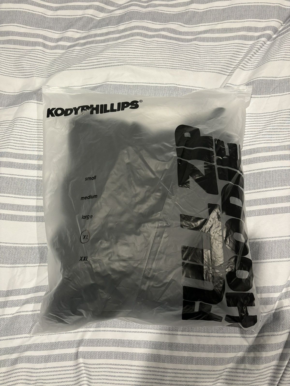 Kody Phillips Kody Phillips Black Copped Hoodie Size US XL / EU 56 / 4 - 7 Thumbnail