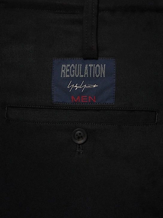 Yohji Yamamoto o1lsvrm0525 Basic Wide Pants in Black Size US 32 / EU 48 - 3 Thumbnail