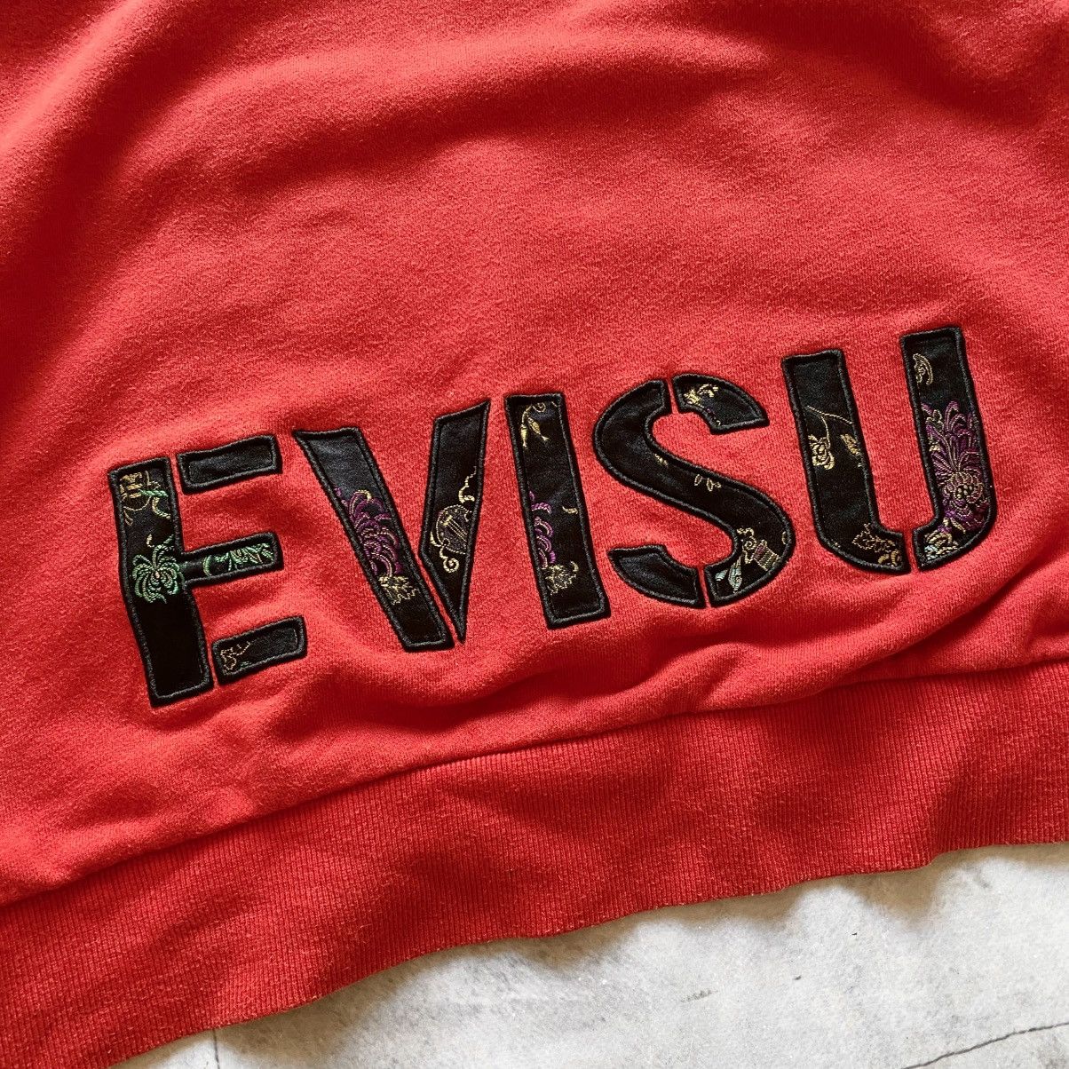 Evisu Japan Evisu Big Logo Embroidered Vintage Rare Hoodie Size US XL / EU 56 / 4 - 6 Thumbnail