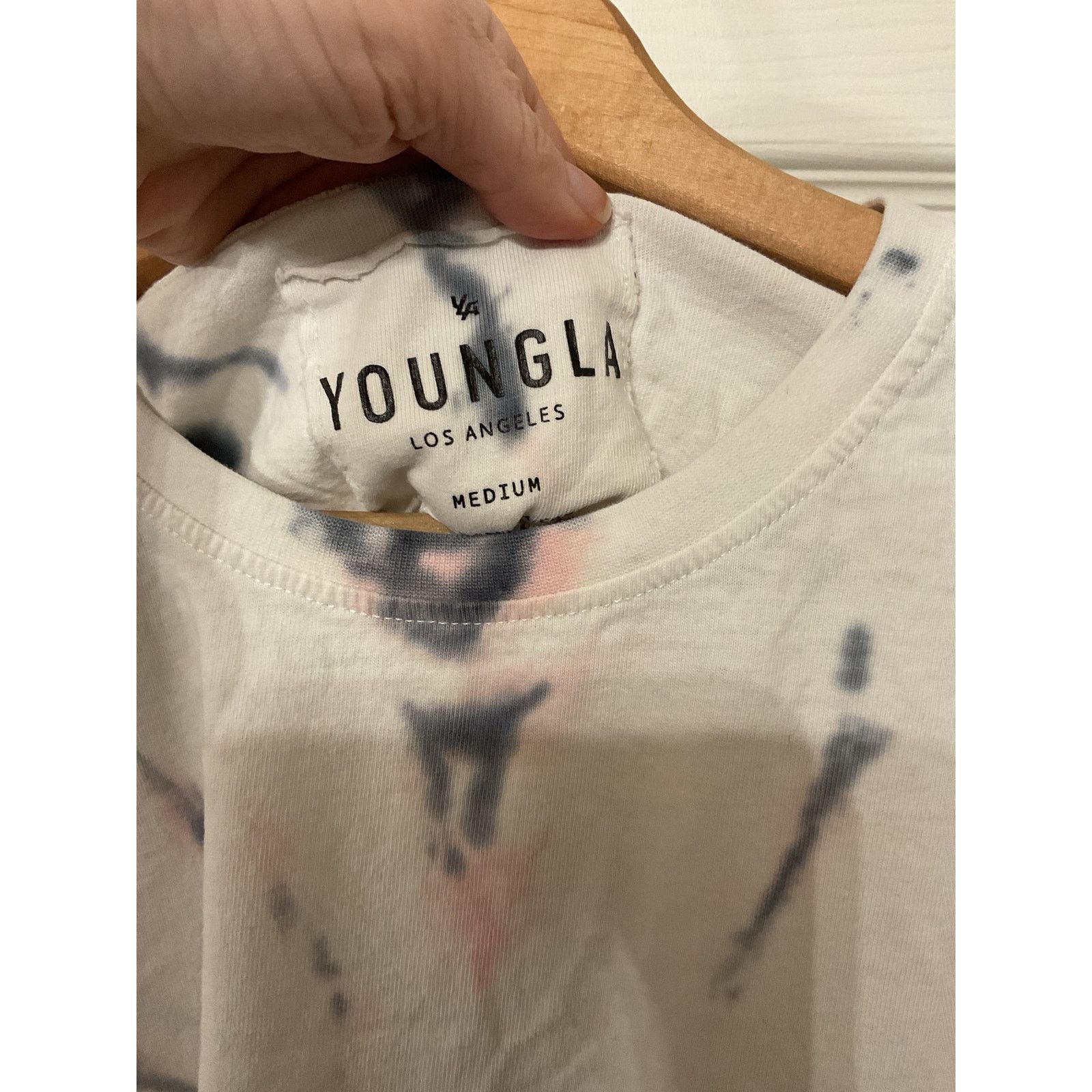 YoungLA YoungLa Men's Multi-color Tie-Dyed Oversized Tee, M Size US M / EU 48-50 / 2 - 4 Thumbnail