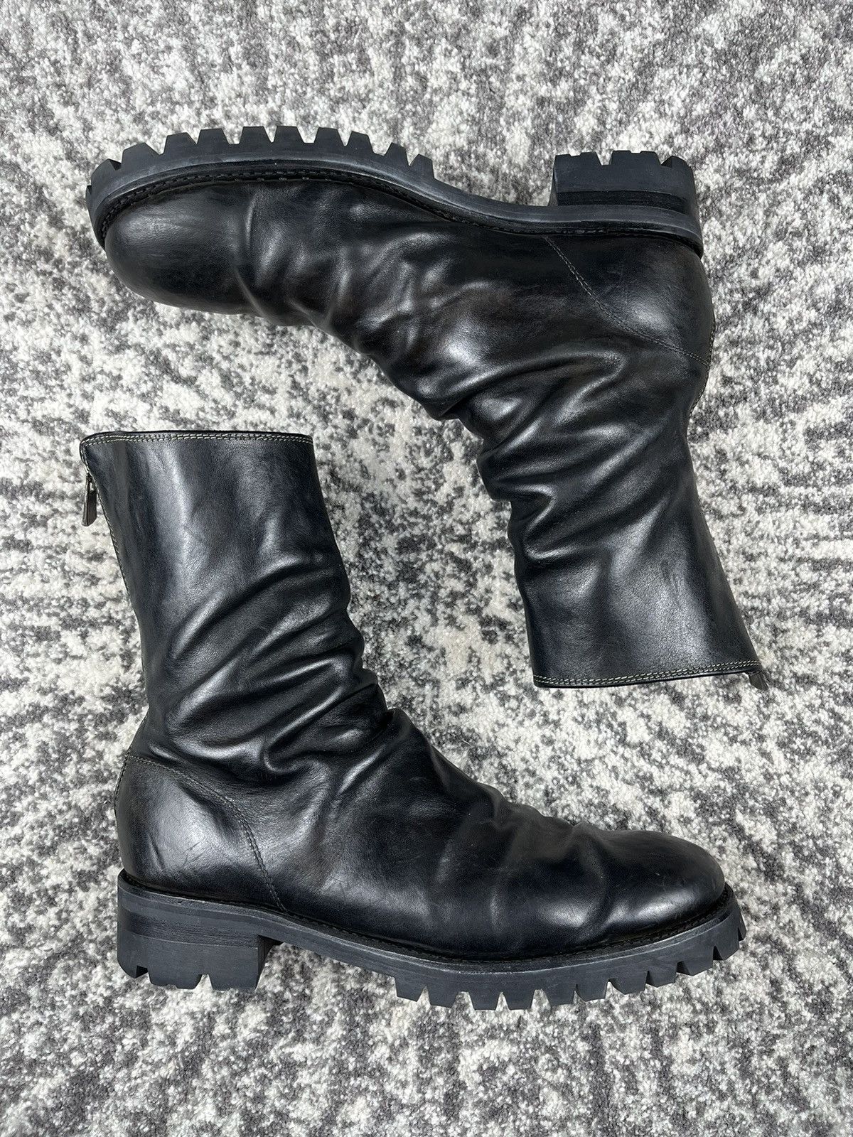 Guidi Guidi Vibram Sole Backzip Leather Boots | Grailed