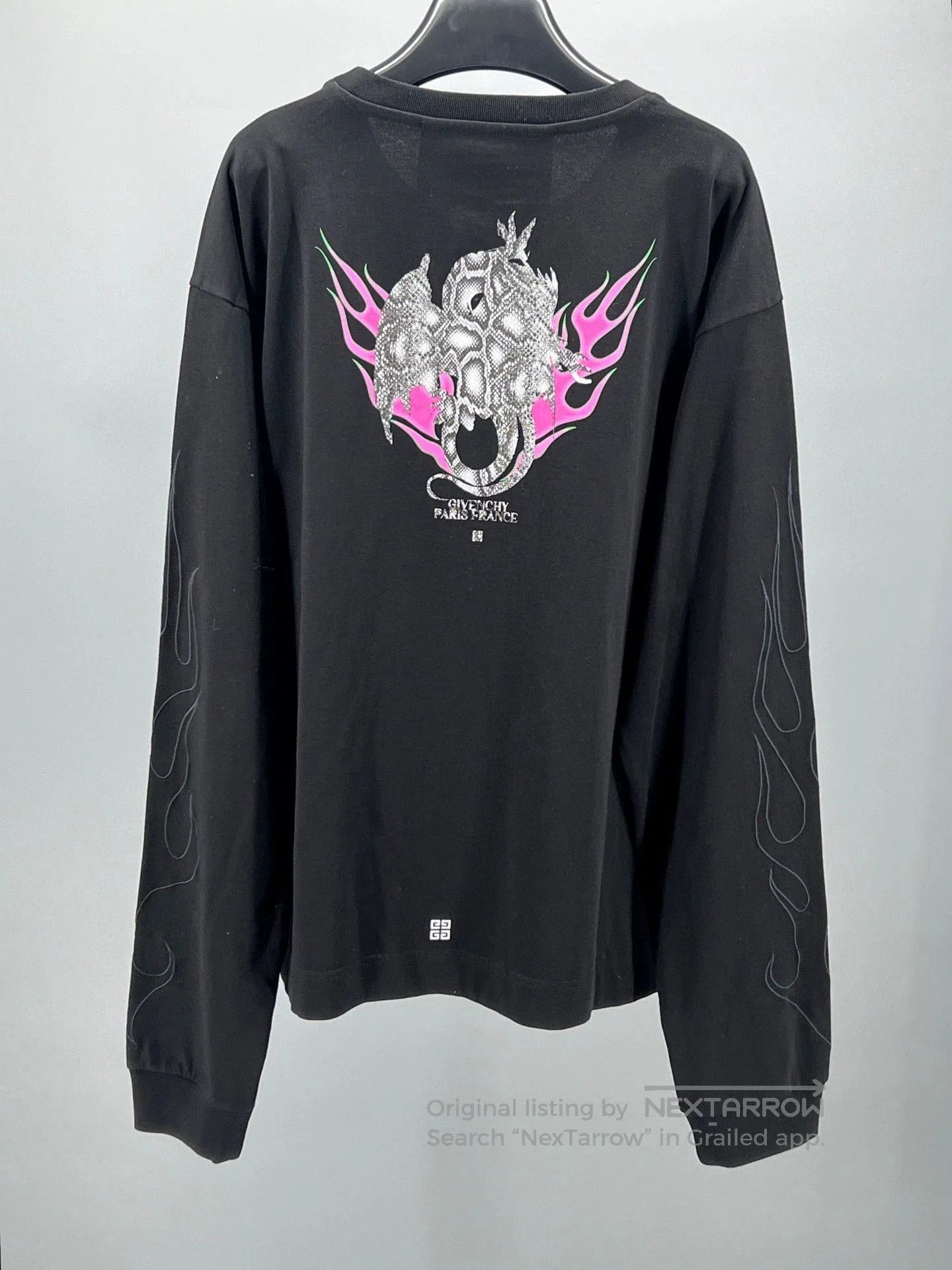 Givenchy givenchy black cotton long sleeve t-shirt. Size US M / EU 48-50 / 2 - 4 Thumbnail