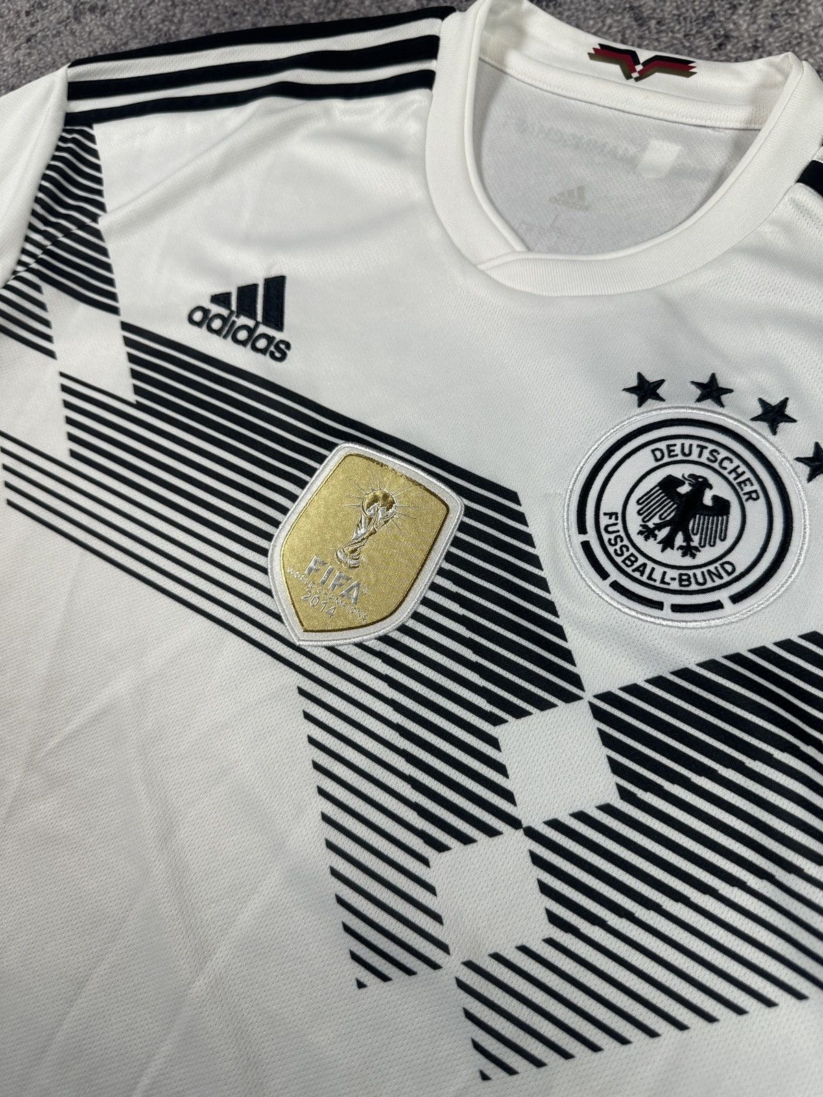 Adidas Vintage Adidas Germany Soccer Jersey Blokecore Style 18/19 L Size US L / EU 52-54 / 3 - 3 Thumbnail