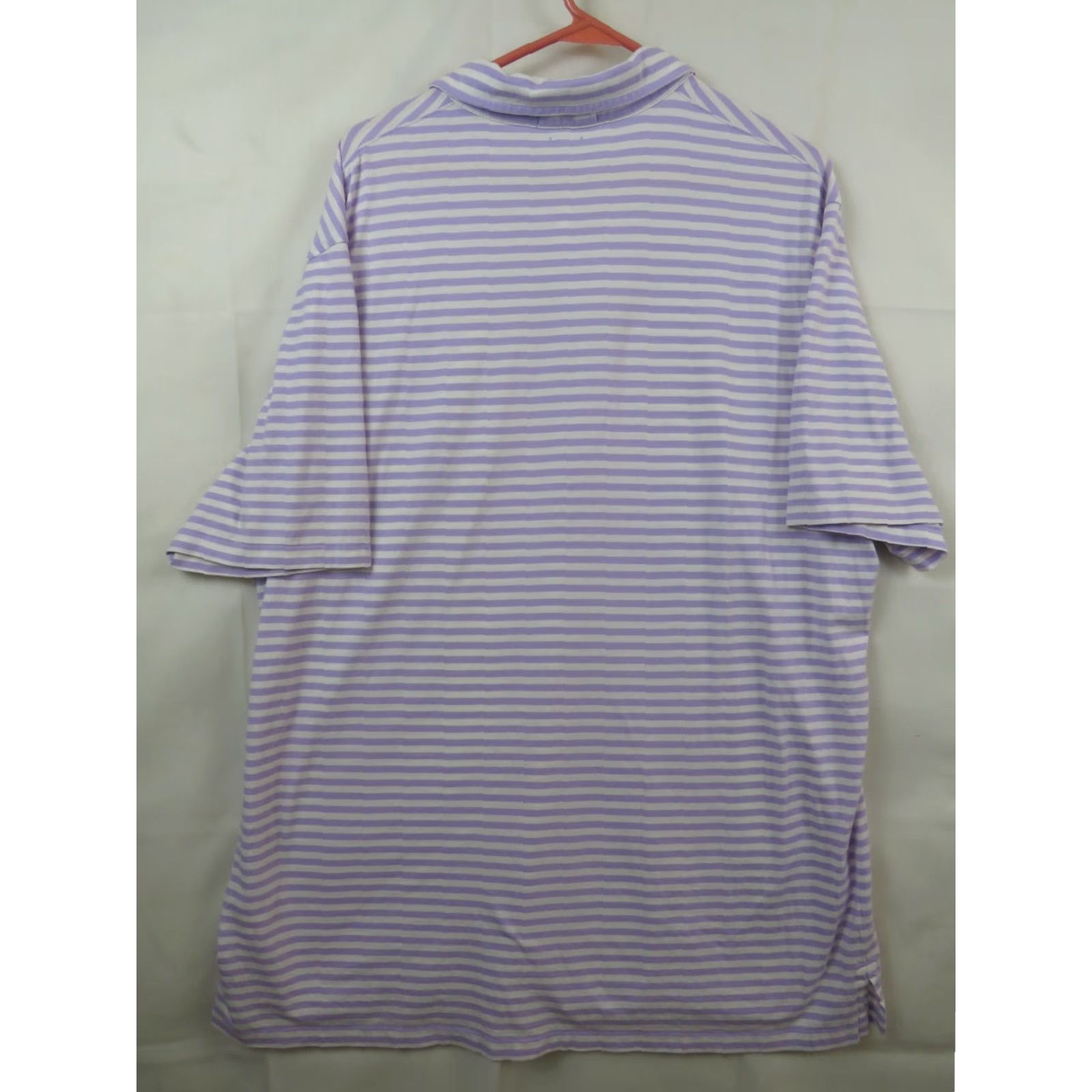 Polo Ralph Lauren Polo Ralph Lauren Shirt Mens XL Short Sleeve Golf Classic Purple Stripe Pony Regular Size Classic Fit Polo Shirt Mens XL Purple Stripe Pony Size US XL / EU 56 / 4 - 7 Thumbnail