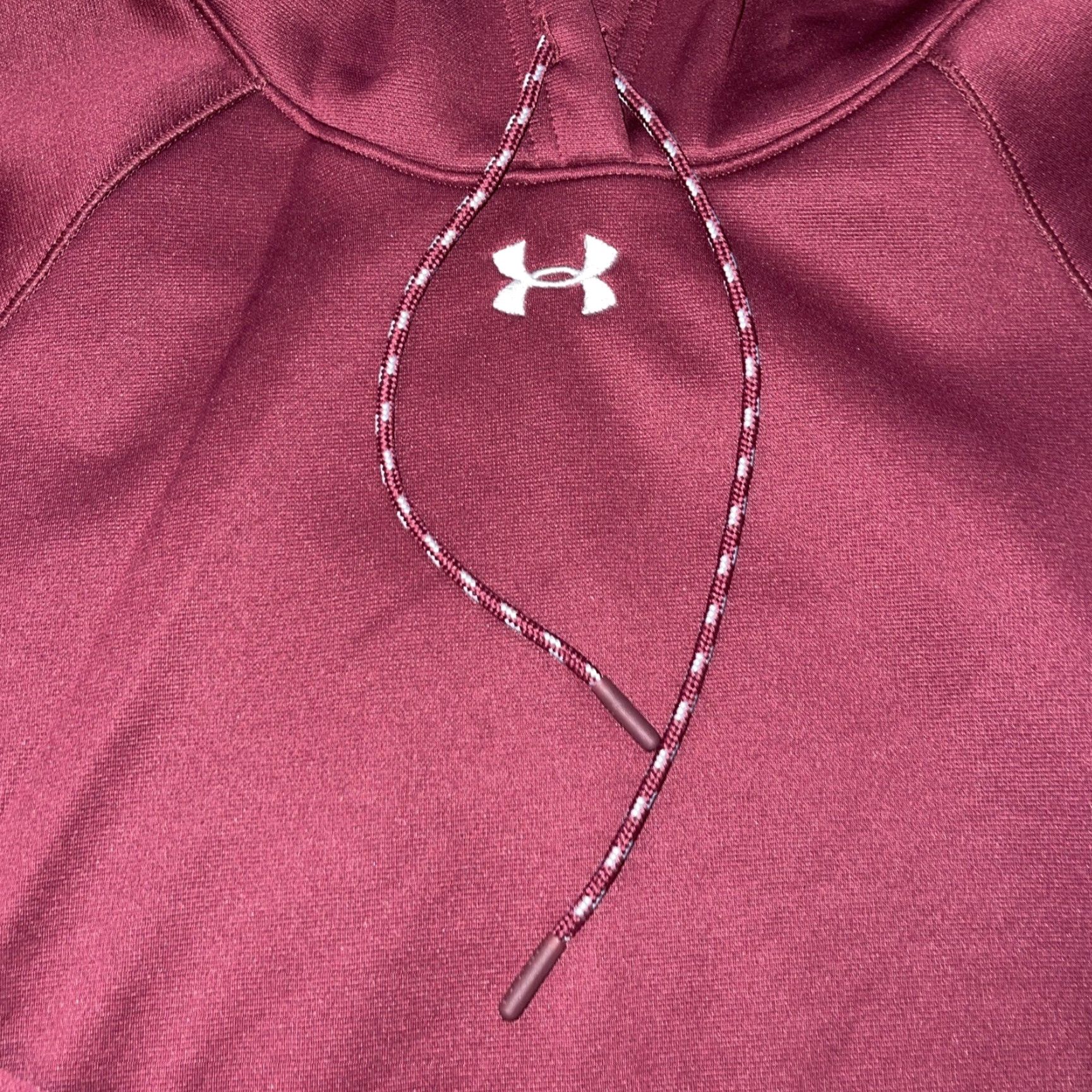 Under Armour Under Armour Cold Gear Hoodie Women’s M Maroon Pullover Sweatshirt Long Sleeve Logo Activewear Size M / US 6-8 / IT 42-44 - 5 Thumbnail