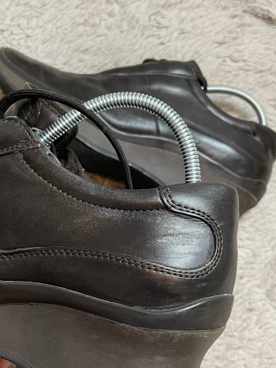Prada × Vintage Prada Vintage 90’s leather boots Avantgarde Style Affliction Size US 6.5 / IT 36.5 - 5 Thumbnail