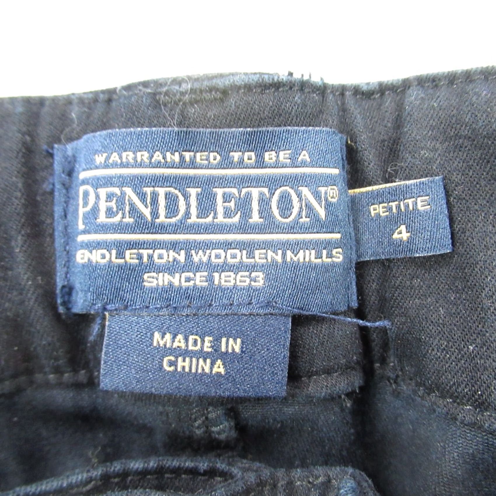 Pendleton Pendleton Pants Women 4P Lightweight Outdoors Stretch Pockets Black Size 27" / US 4 / IT 40 - 3 Thumbnail
