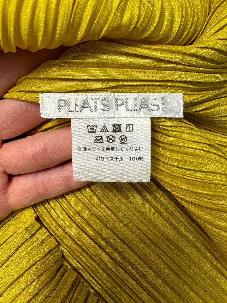 Issey Miyake Issey Miyake size:3 Yellow pleated vest Size M / US 6-8 / IT 42-44 - 3 Thumbnail