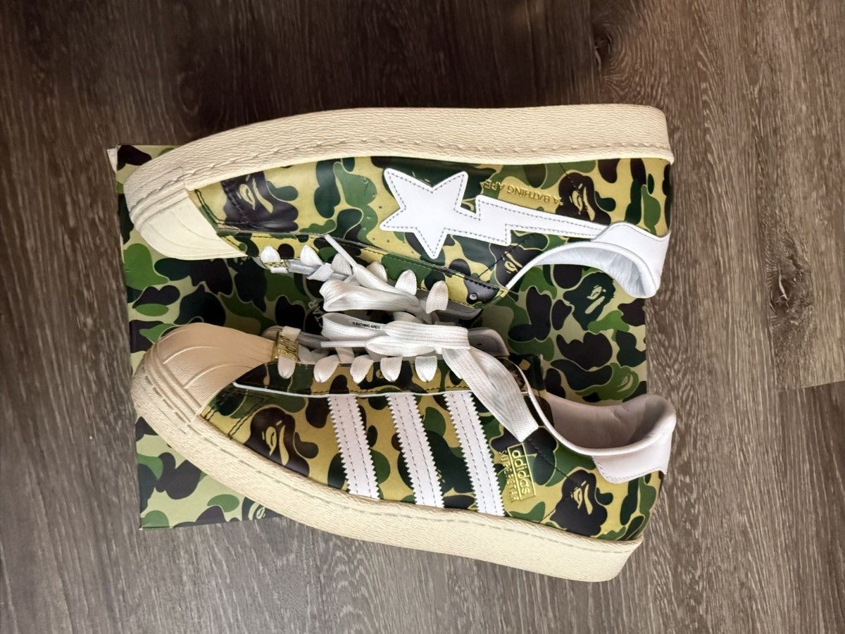 Adidas Adidas X bape superstar Size US 10.5 / EU 43-44 - 6 Thumbnail