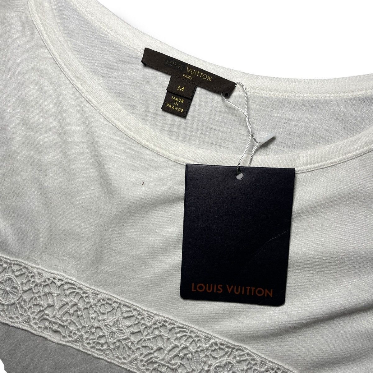 Louis Vuitton Louis Vuitton Vintage Lace Trimmed Long Sleeve Shirt Size M / US 6-8 / IT 42-44 - 3 Thumbnail