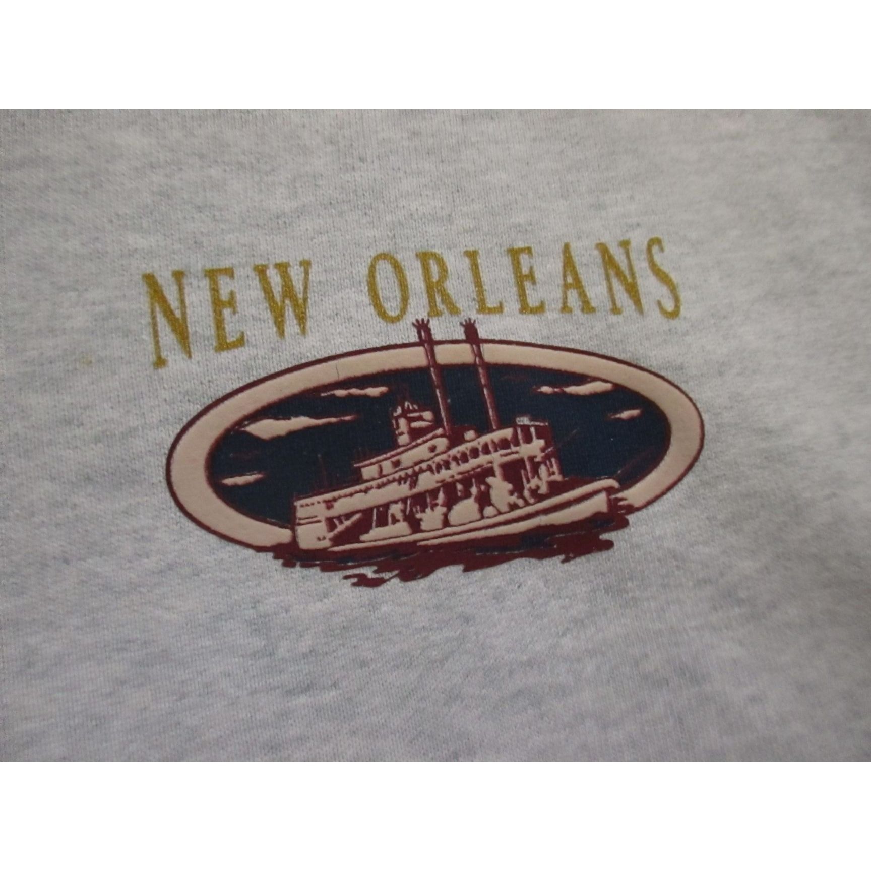 Vintage Vintage Men's Hoody Jacket Medium New Orleans Boat Logo Zip Size US M / EU 48-50 / 2 - 2 Thumbnail