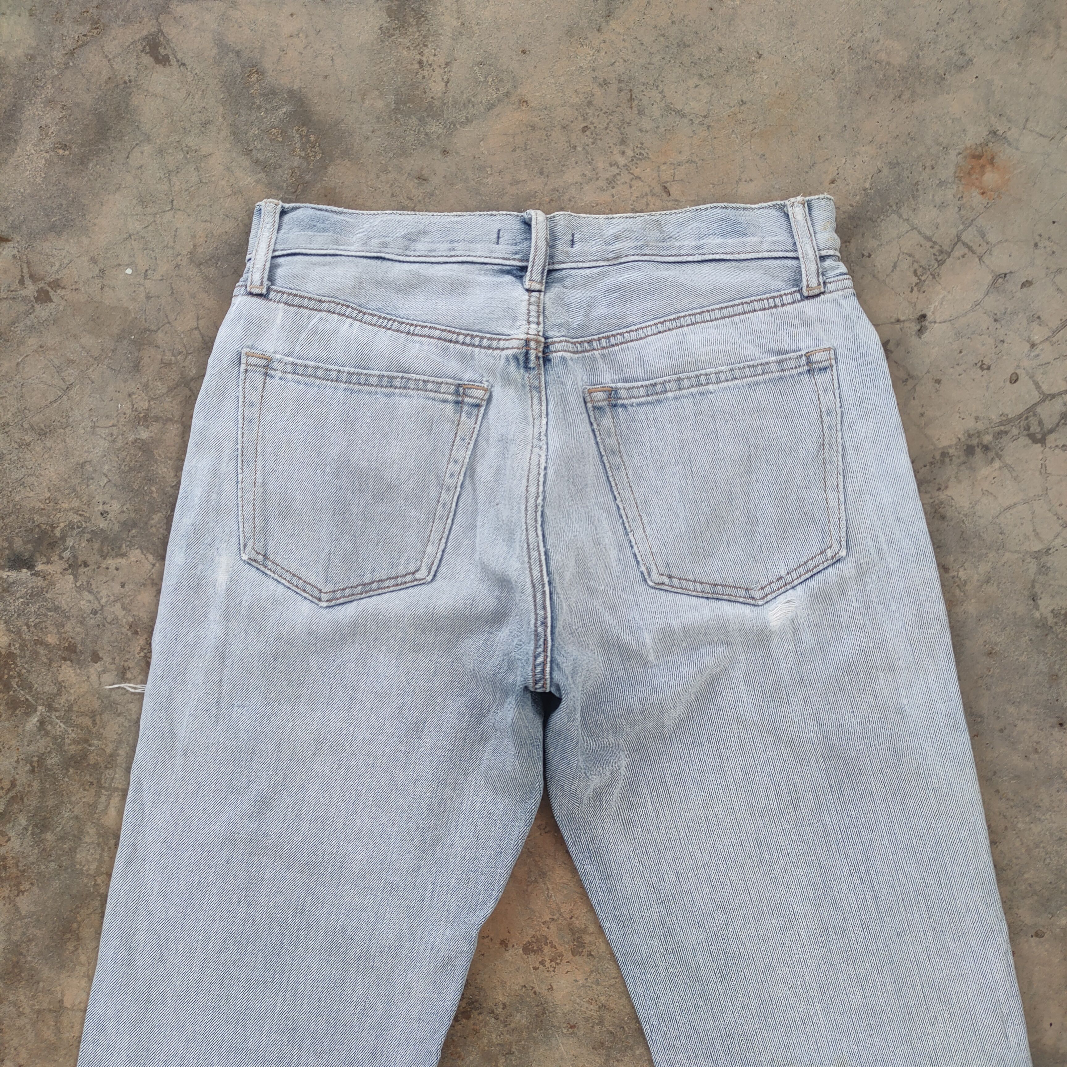 Japanese Brand VINTAGE JAPANESE FADED DISTRESSED JEANS PANTS Size US 30 / EU 46 - 12 Thumbnail