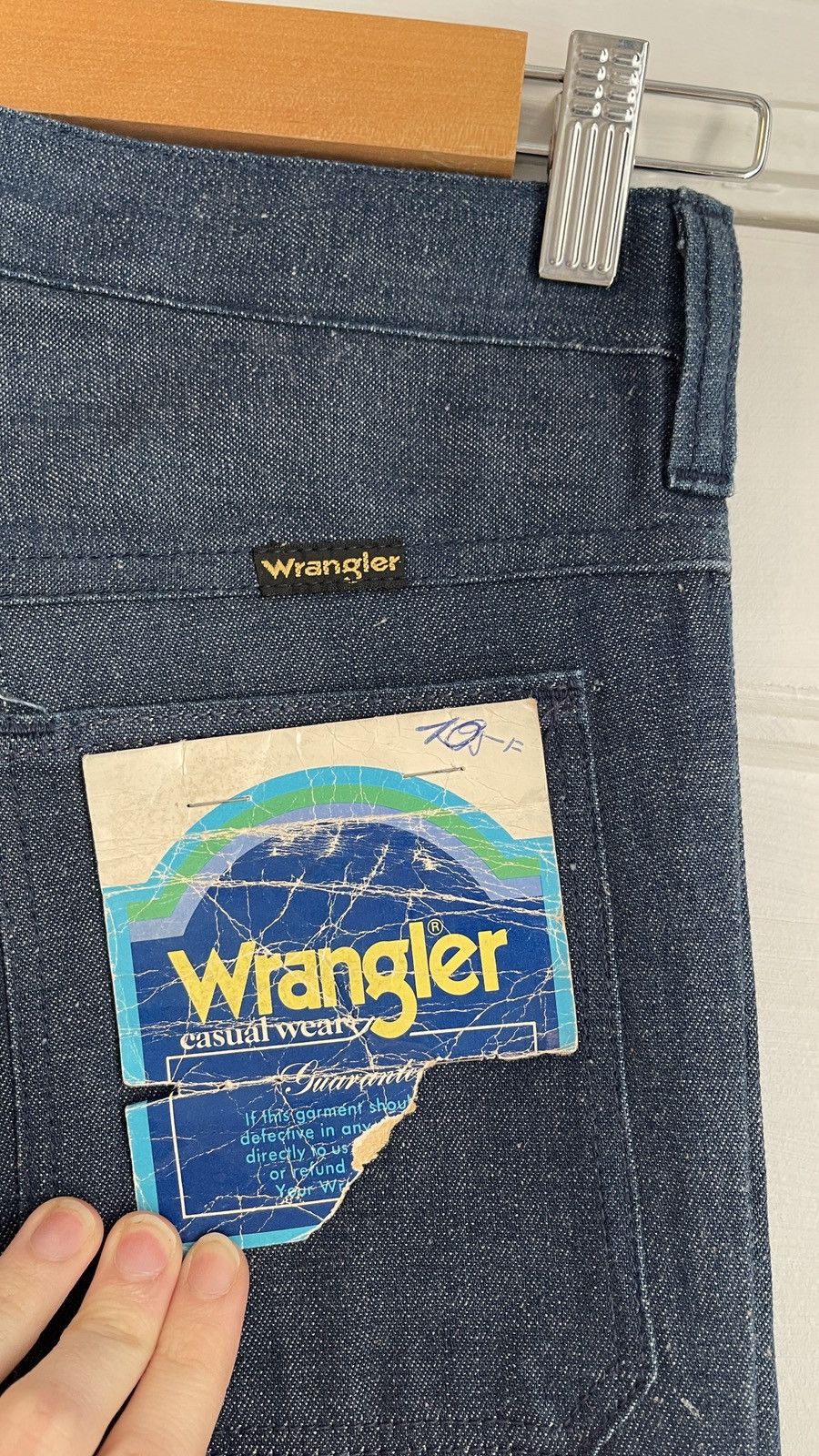 Vintage Wrangler Blue Bell Vintage Bell Deadstock Jeans Size 26" / US 2 / IT 38 - 6 Thumbnail