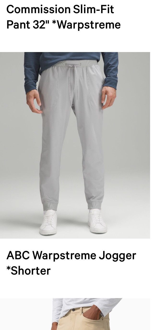 Lululemon ABC Warpstreme Jogger *Shorter Size US 31 - 2 Thumbnail