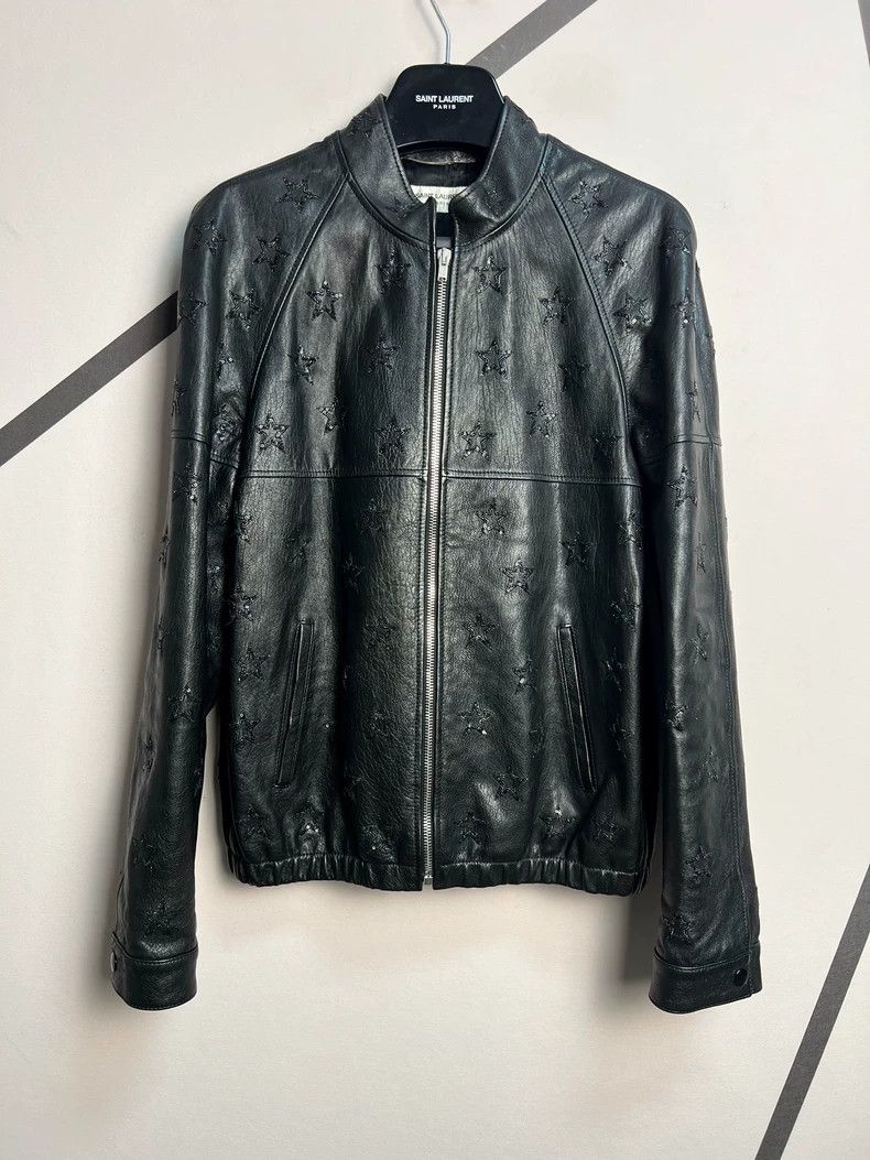 Saint laurent paris 15 Fall/Winter Black Scaly Pentagram La