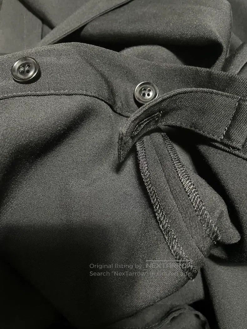 Yohji Yamamoto Yohji Yamamoto size 1 Wool Strap Culottes Kendo Pants Size 24" / US 00 / IT 34 - 8 Thumbnail