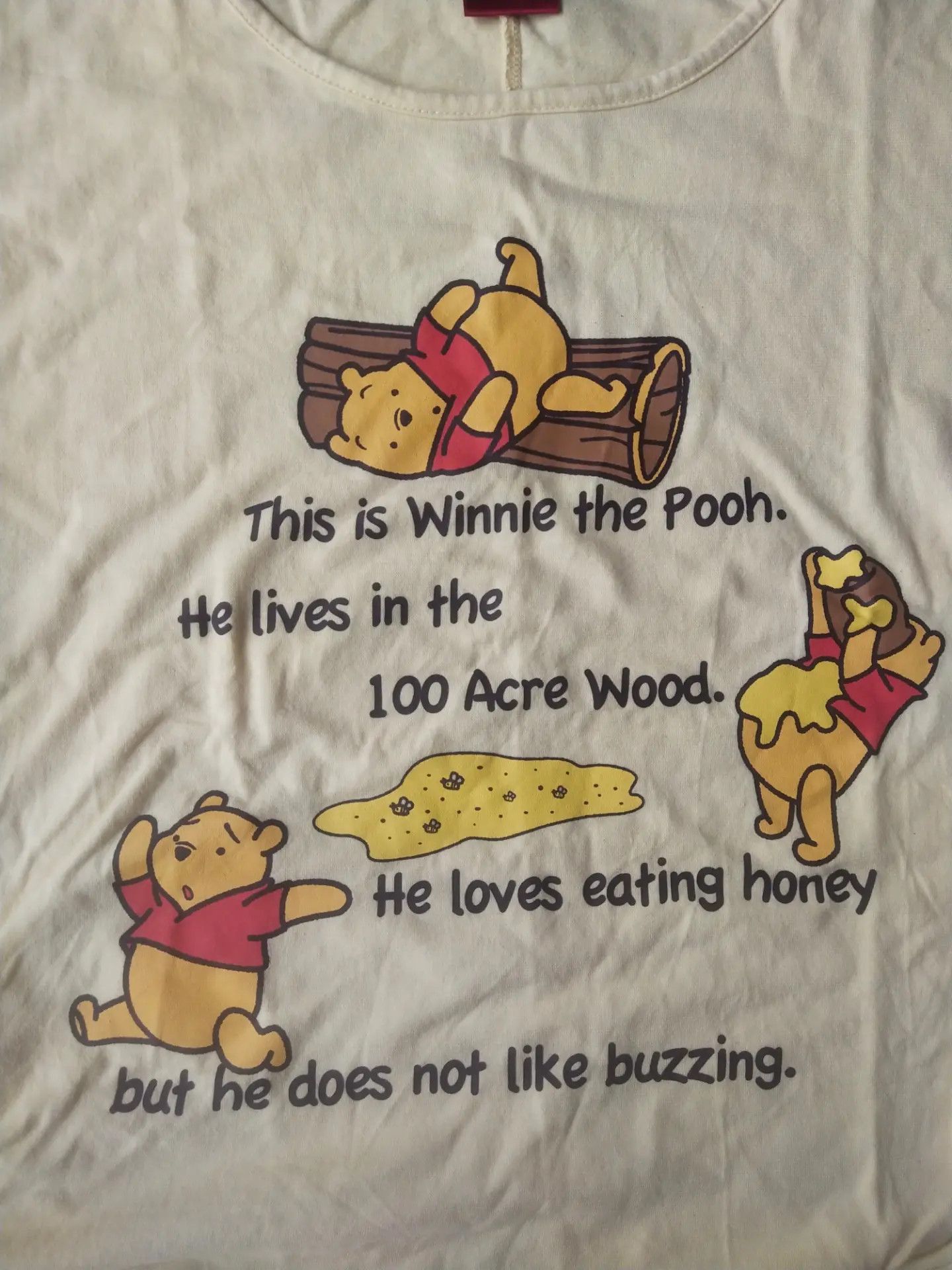Disney Disney Winnie The Pooh Yellow Woman Top Size M / US 6-8 / IT 42-44 - 2 Thumbnail