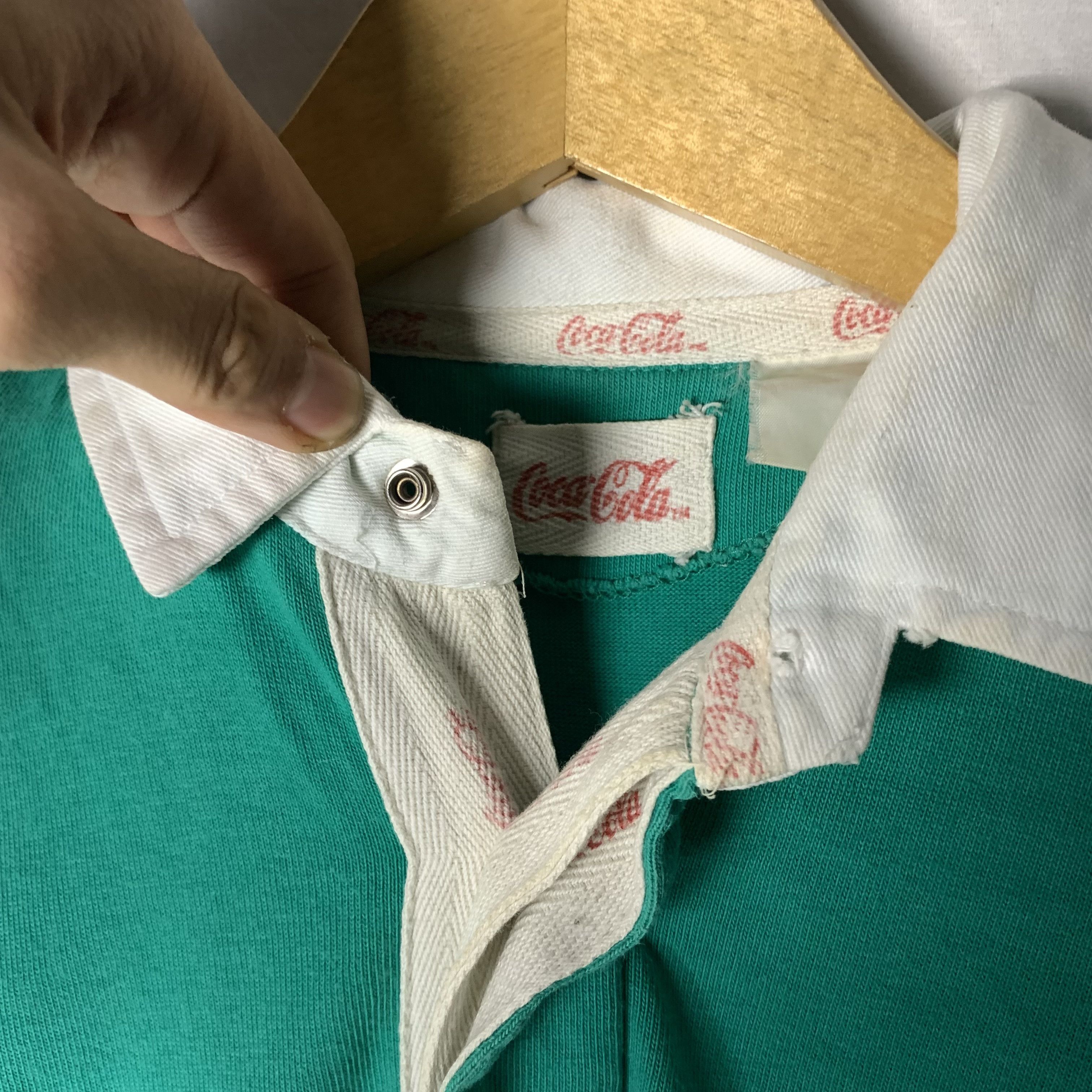 Coca Cola Vintage Coca Cola Polo Rugby Shirt Size US M / EU 48-50 / 2 - 5 Thumbnail