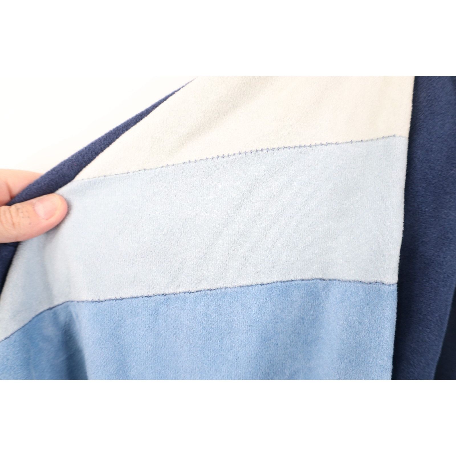 Vintage Vintage 70s Streetwear Striped Velour Belted Bath Robe Size US L / EU 52-54 / 3 - 6 Thumbnail