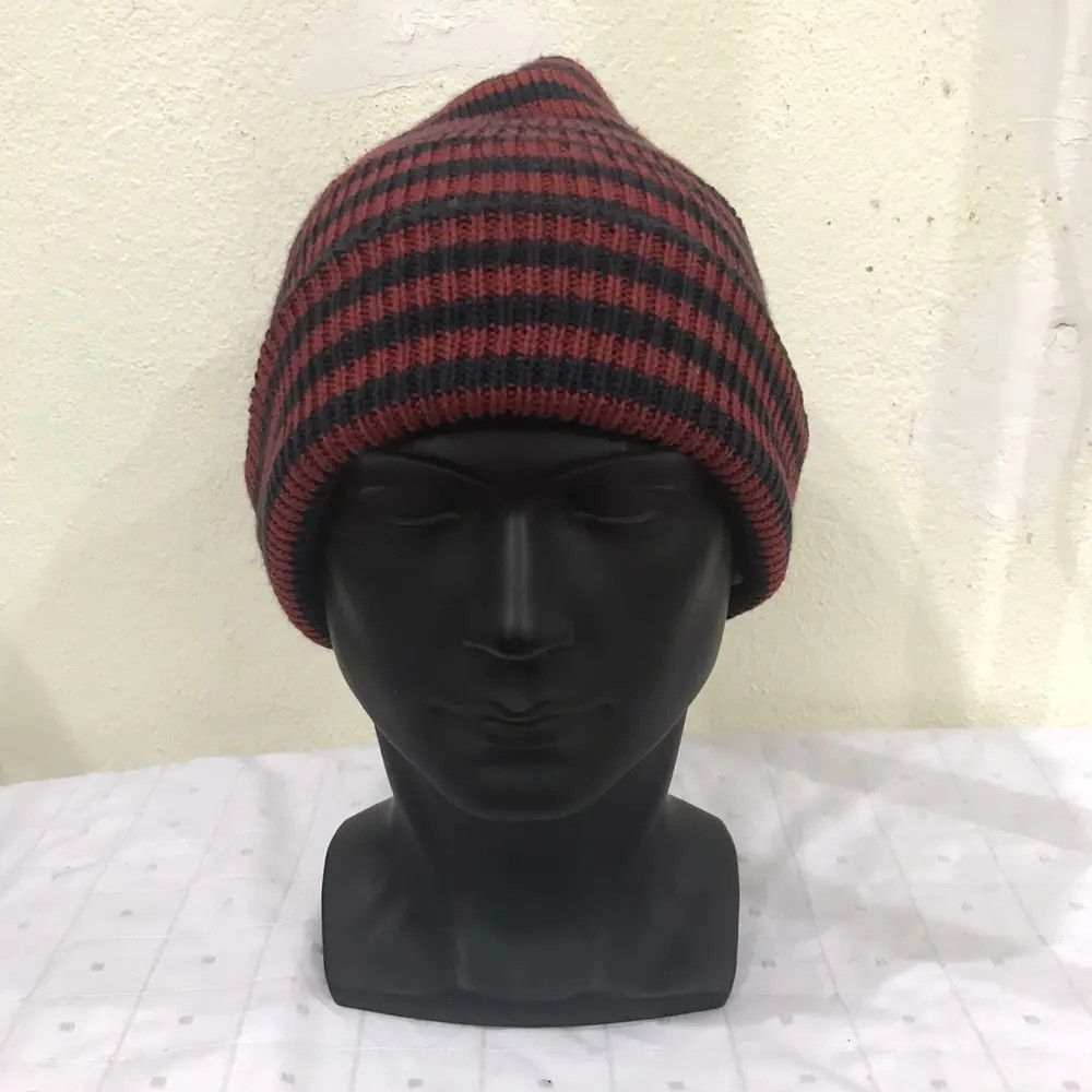 Vintage Yevs Stripe Design Beanie Hat Size ONE SIZE - 2 Thumbnail